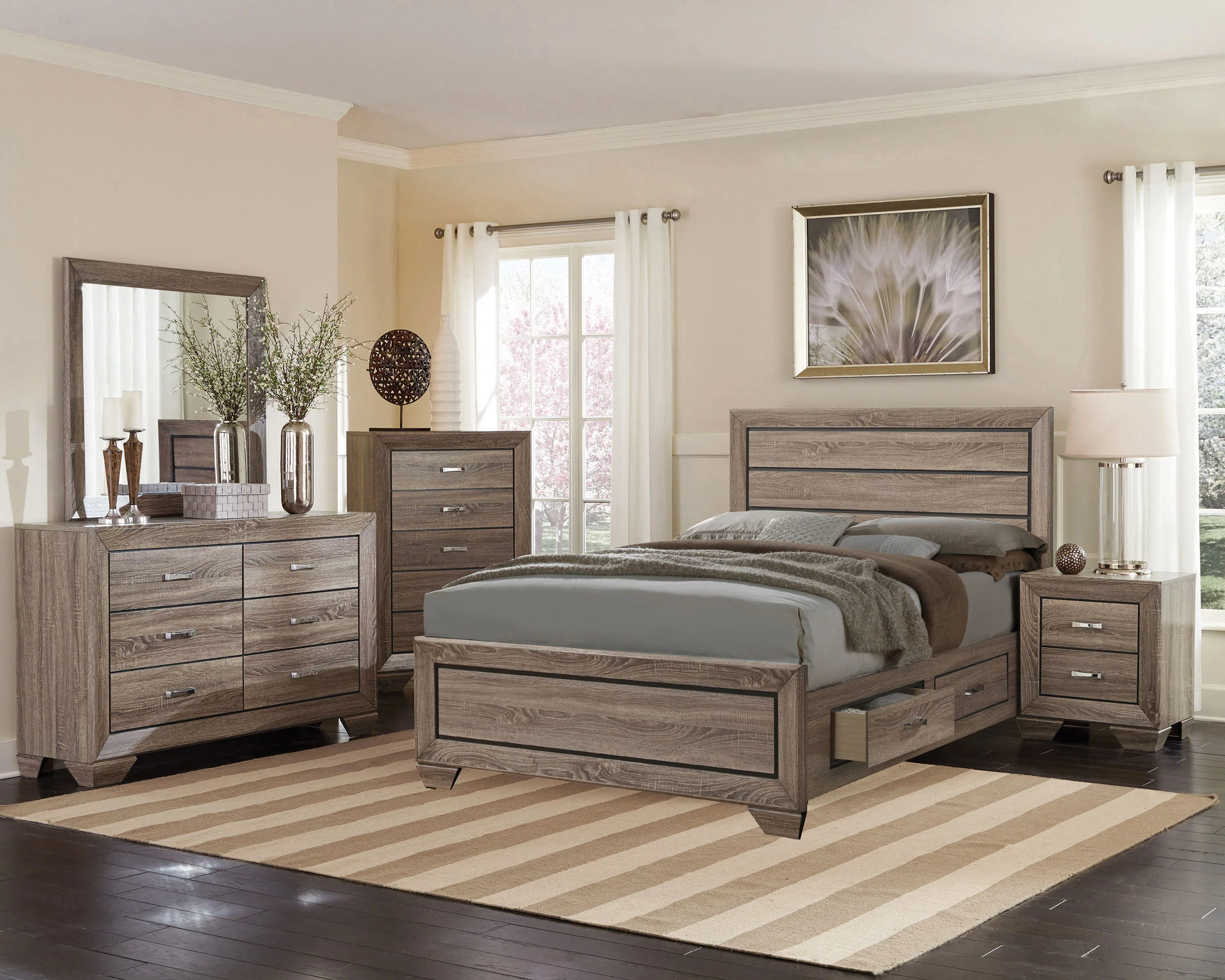 Kauffman Panel Platform Storage Bed - Image 45