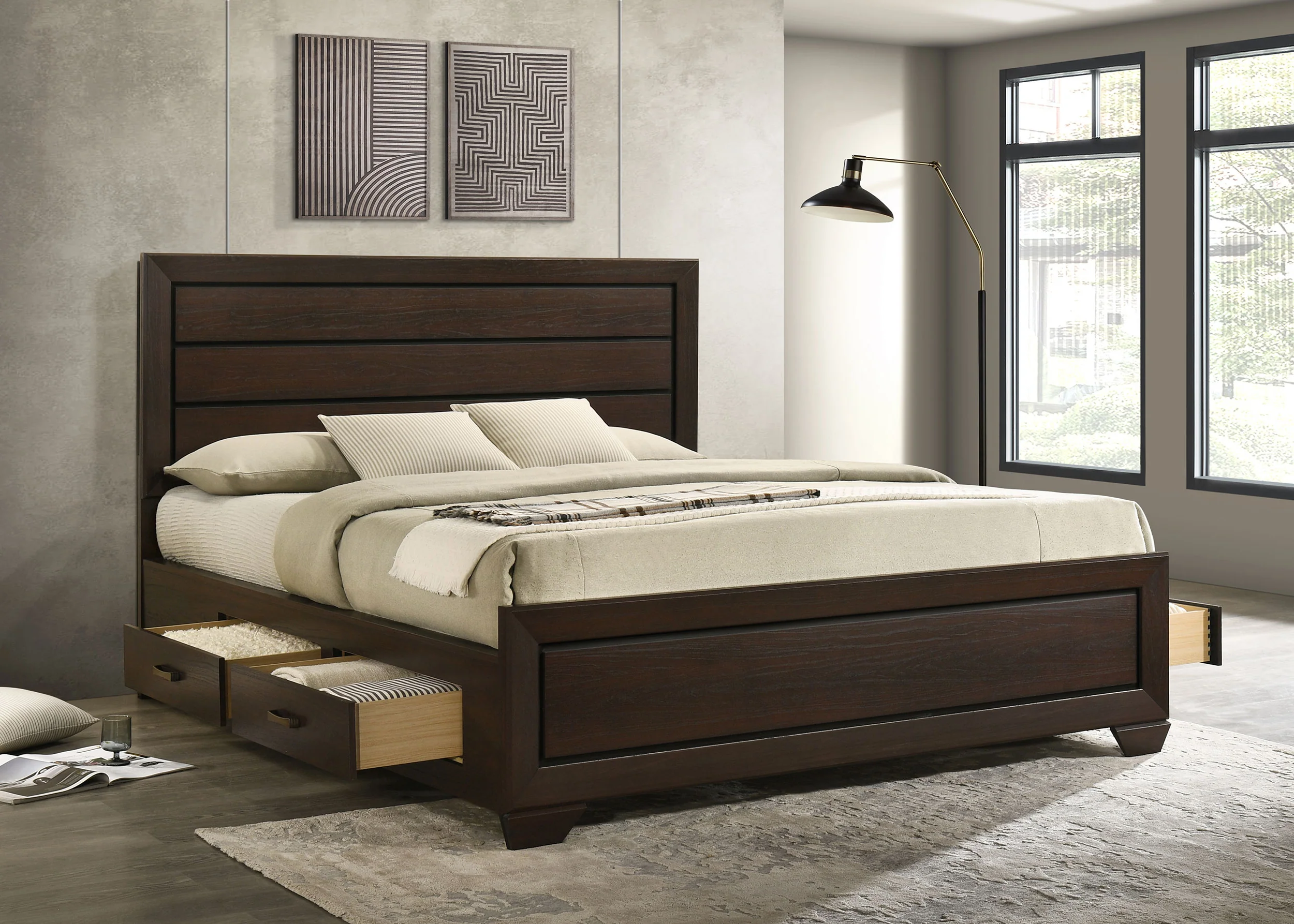 Kauffman Panel Platform Storage Bed - Image 76