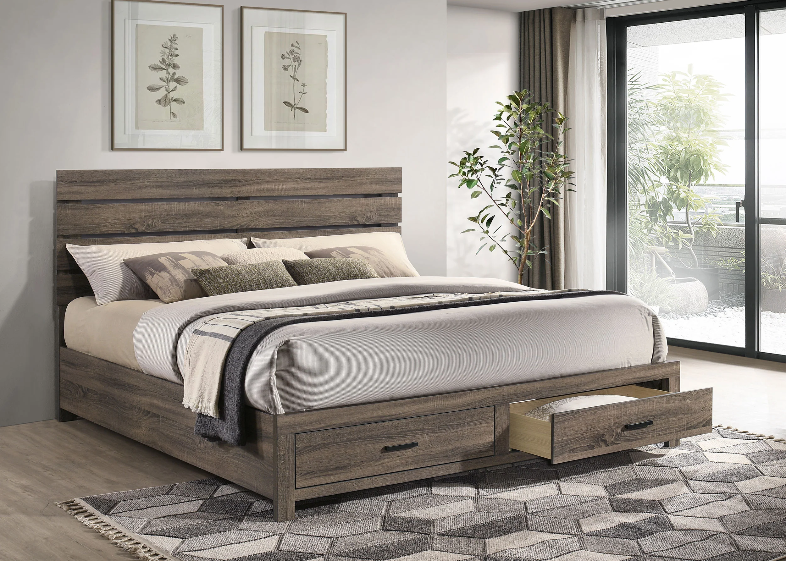 Brantford Panel Platform Storage Bed - Image 10