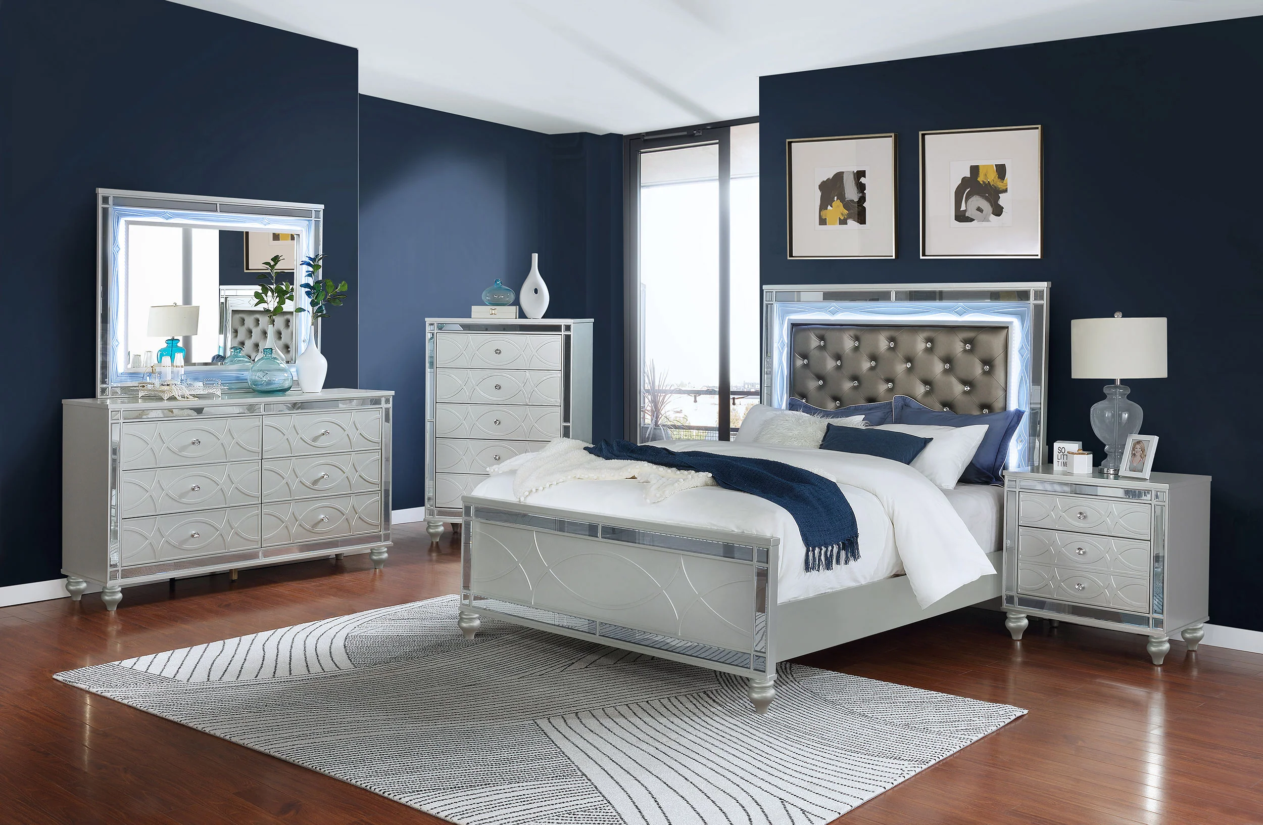 Gunnison Panel Bed with LED Lighting - Image 31