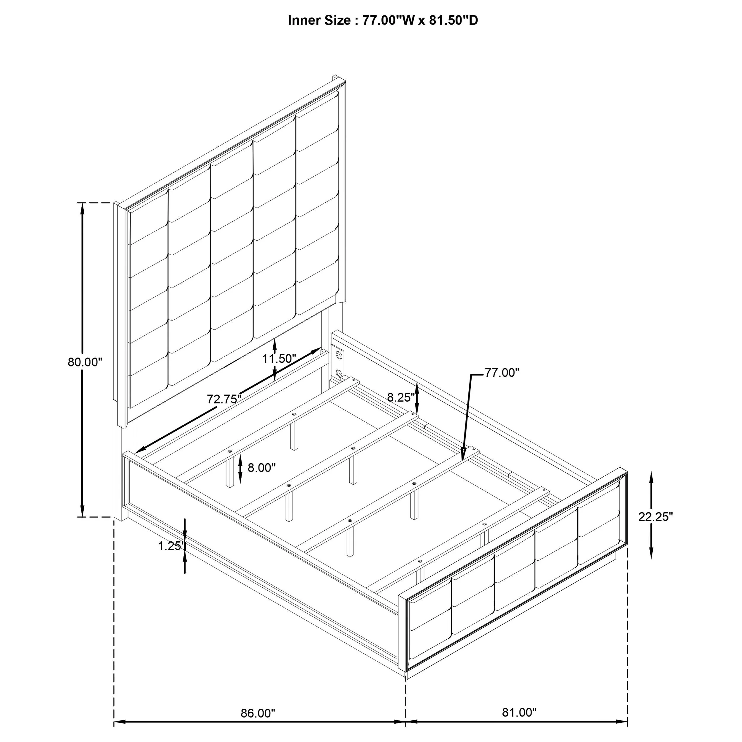 Durango Panel Bed - Image 45
