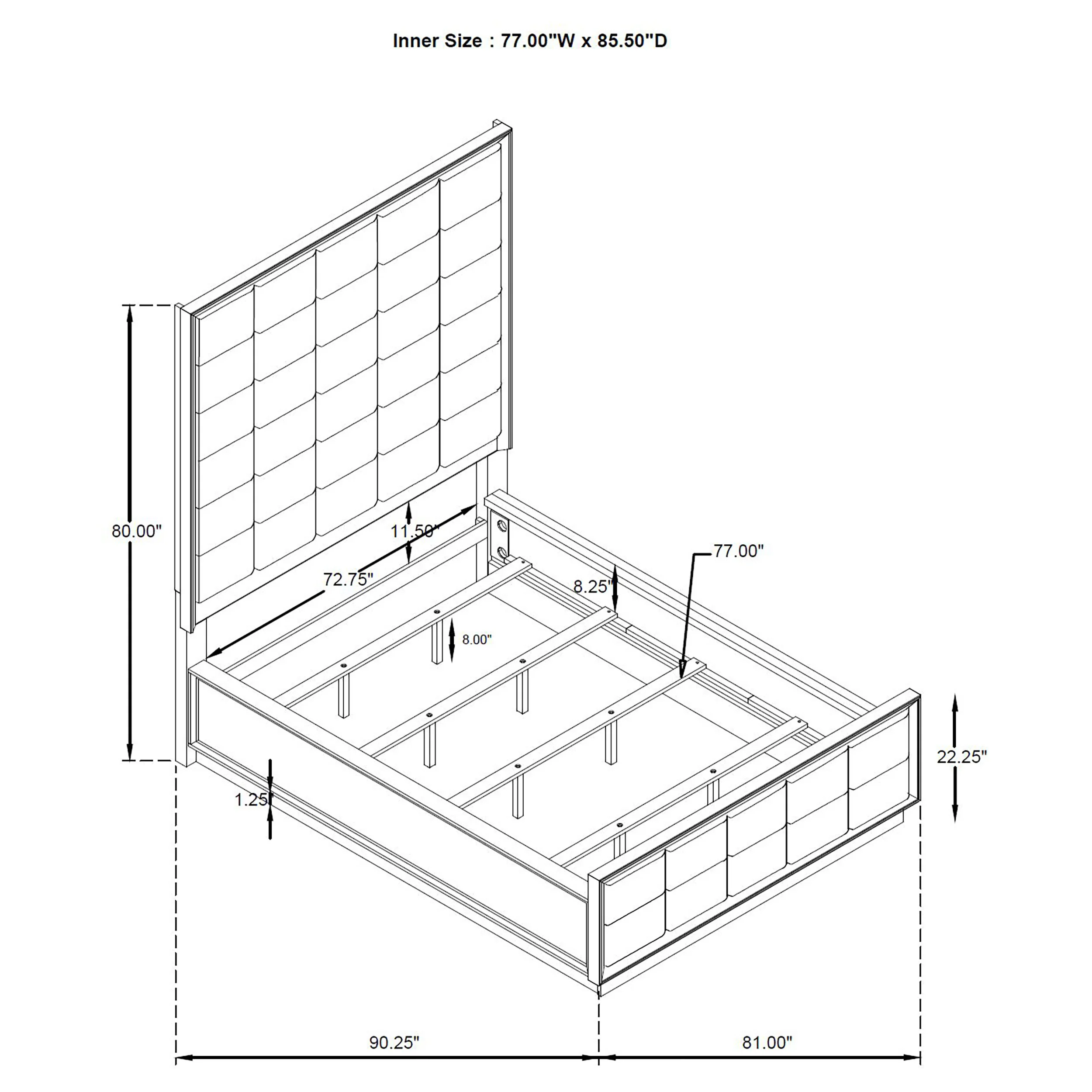 Durango Panel Bed - Image 56