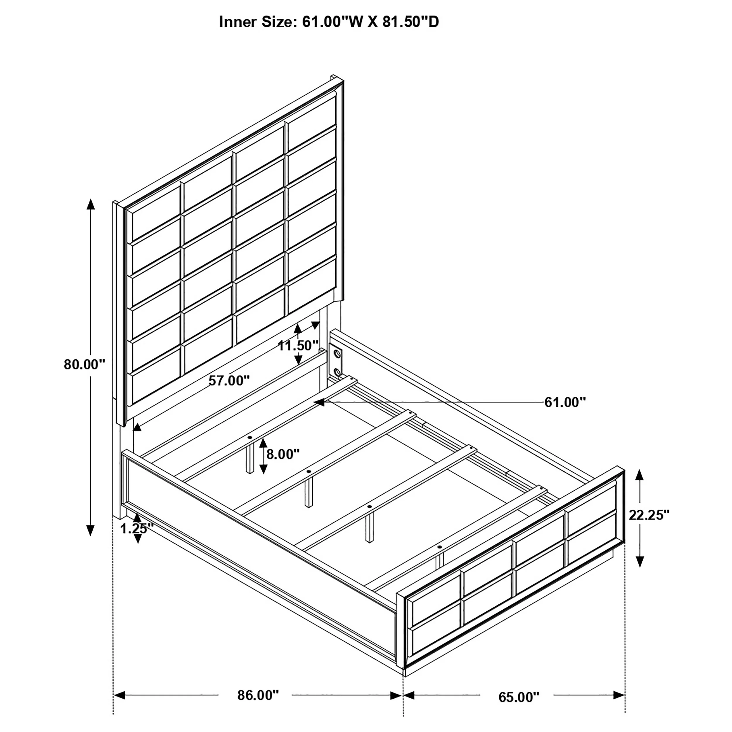 Durango Panel Bed - Image 8