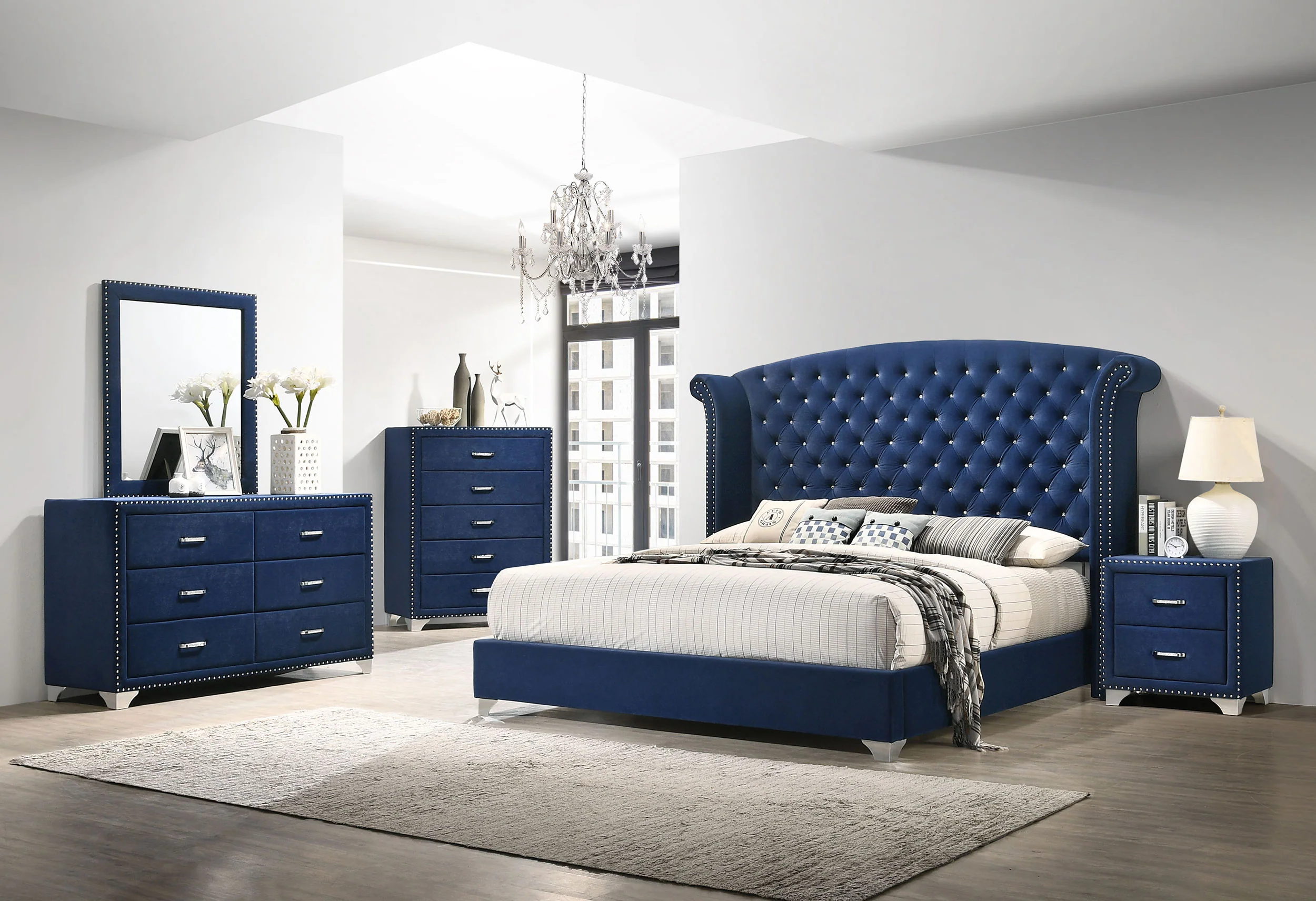 Melody Wingback Bed - Image 24