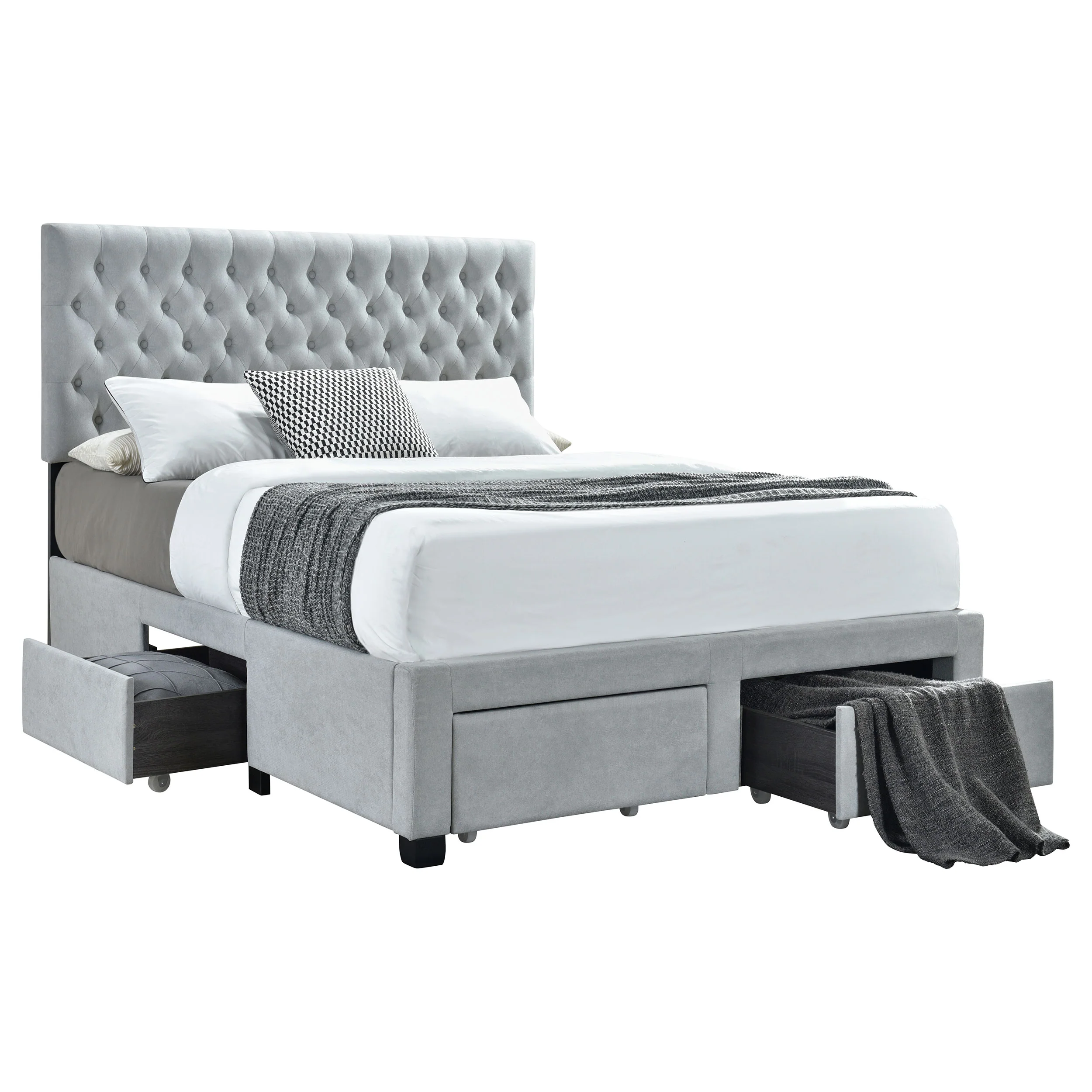 Soledad Panel Platform Storage Bed - Image 13