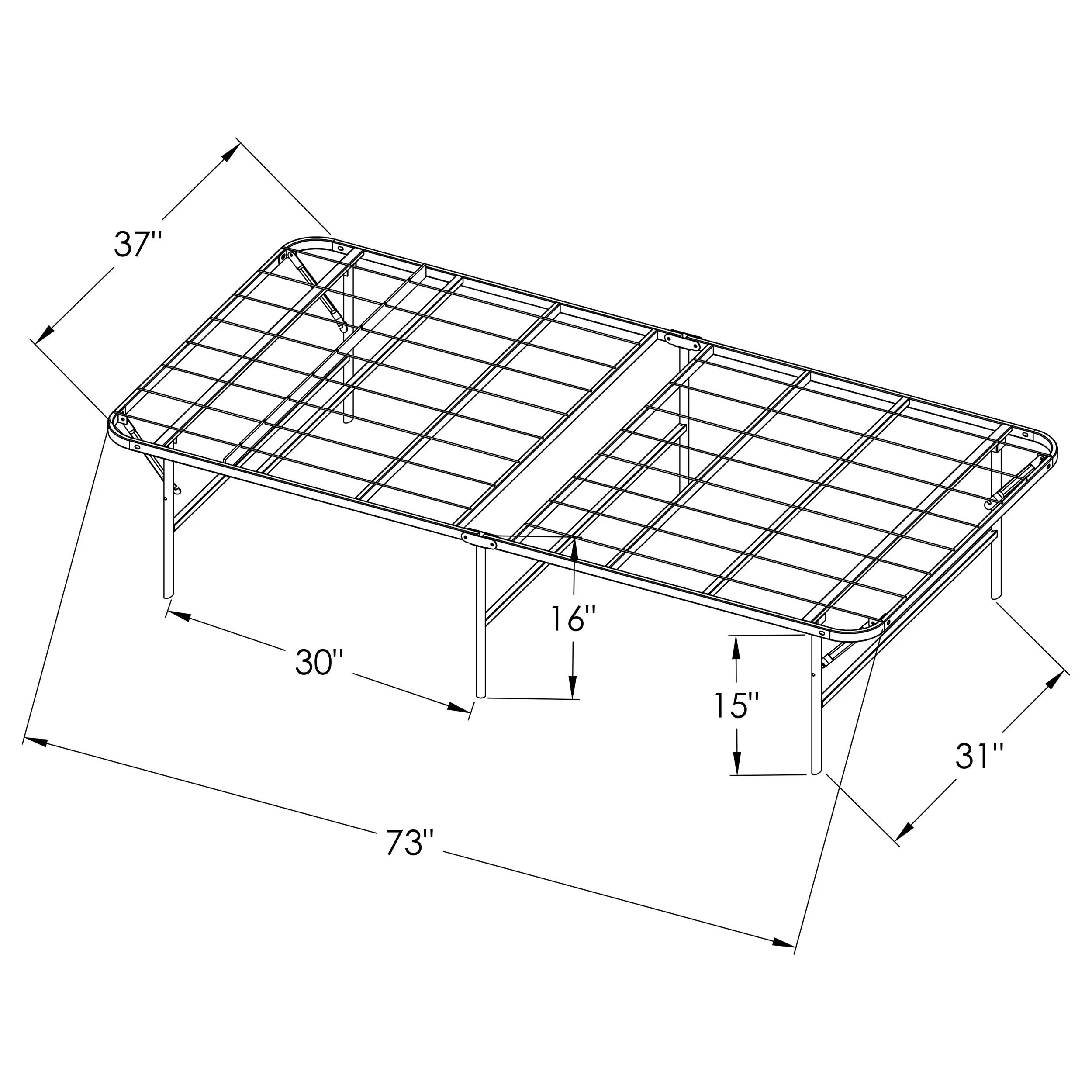 Mabel Foldable Platform Bed Frame - Image 45