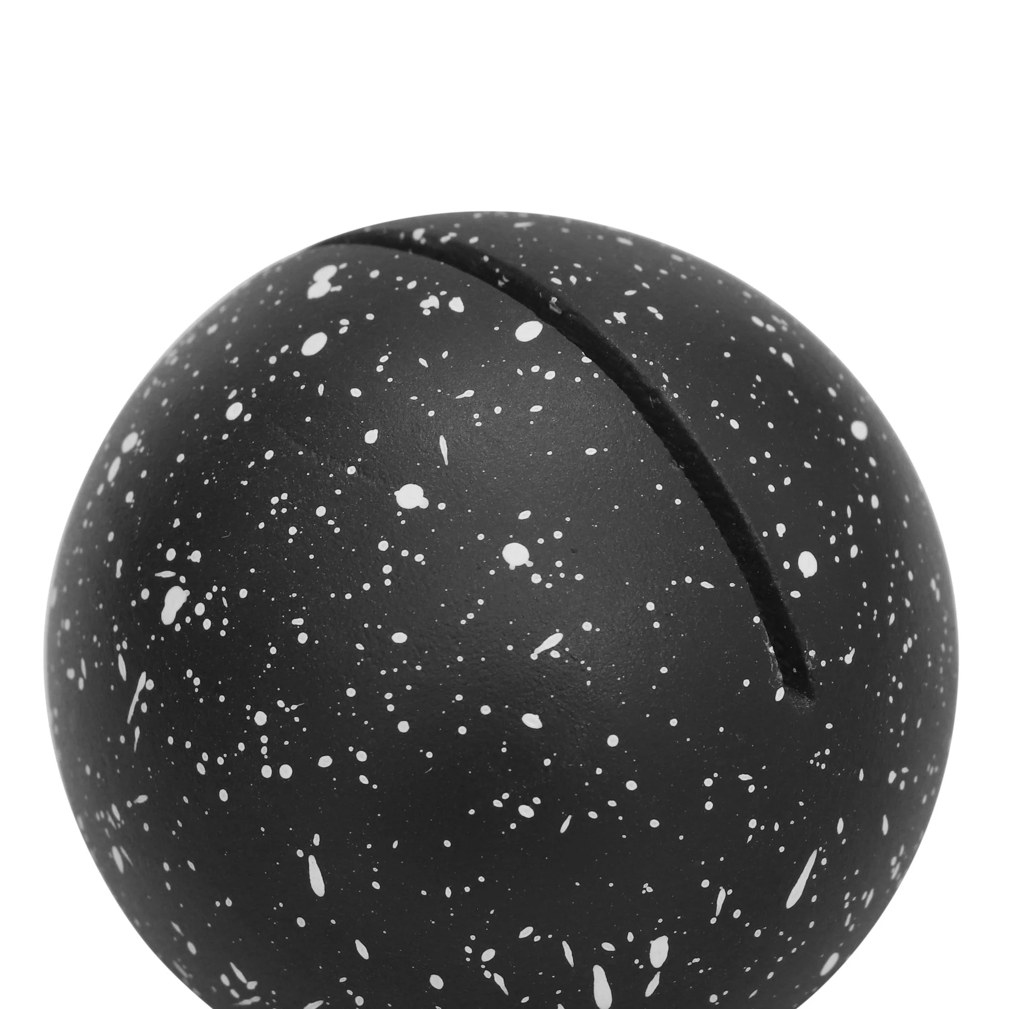 Gabby Speckled Black Round Card Holder - Set of 4 - Image 3