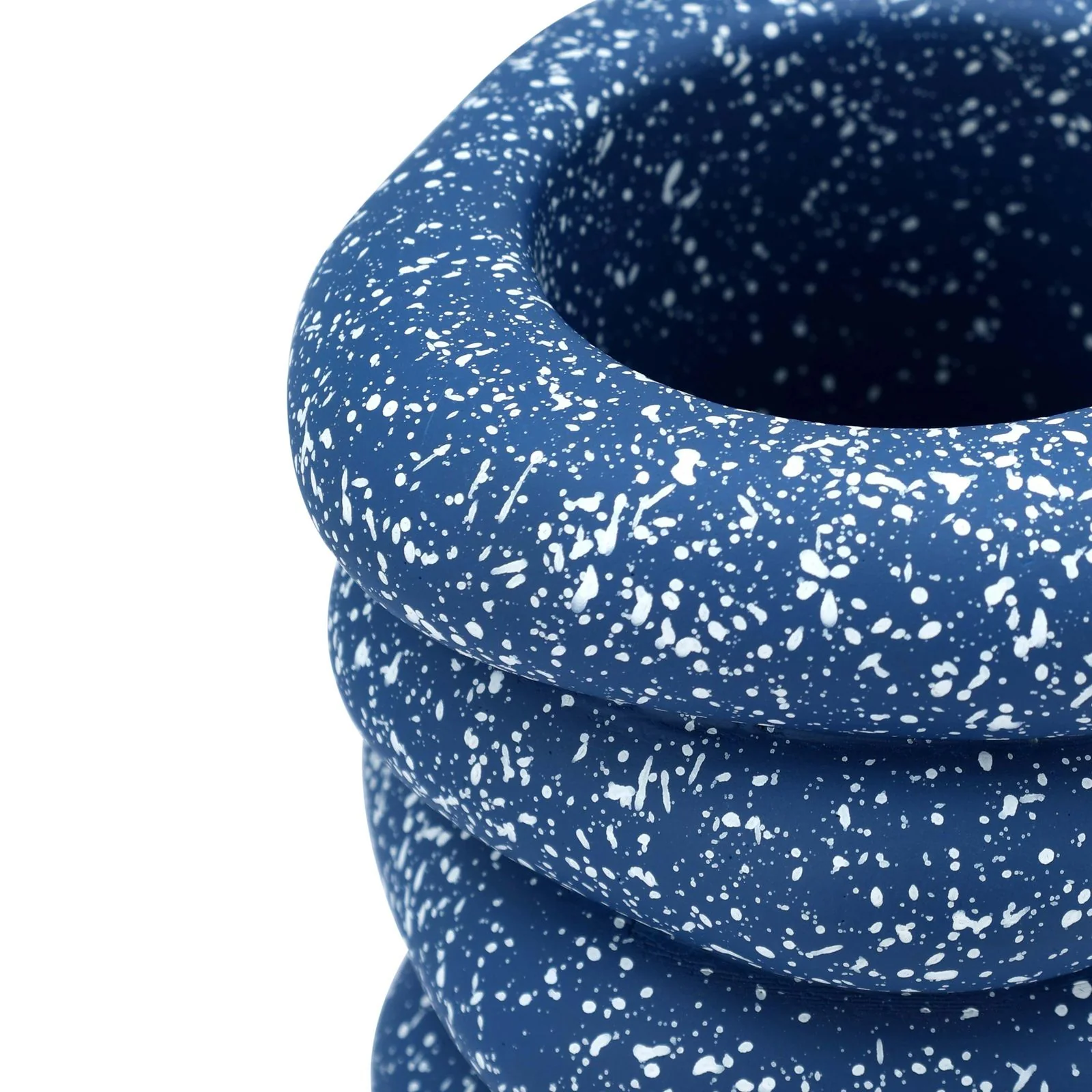 Gabby Speckled Blue Cairn Vase - Image 3