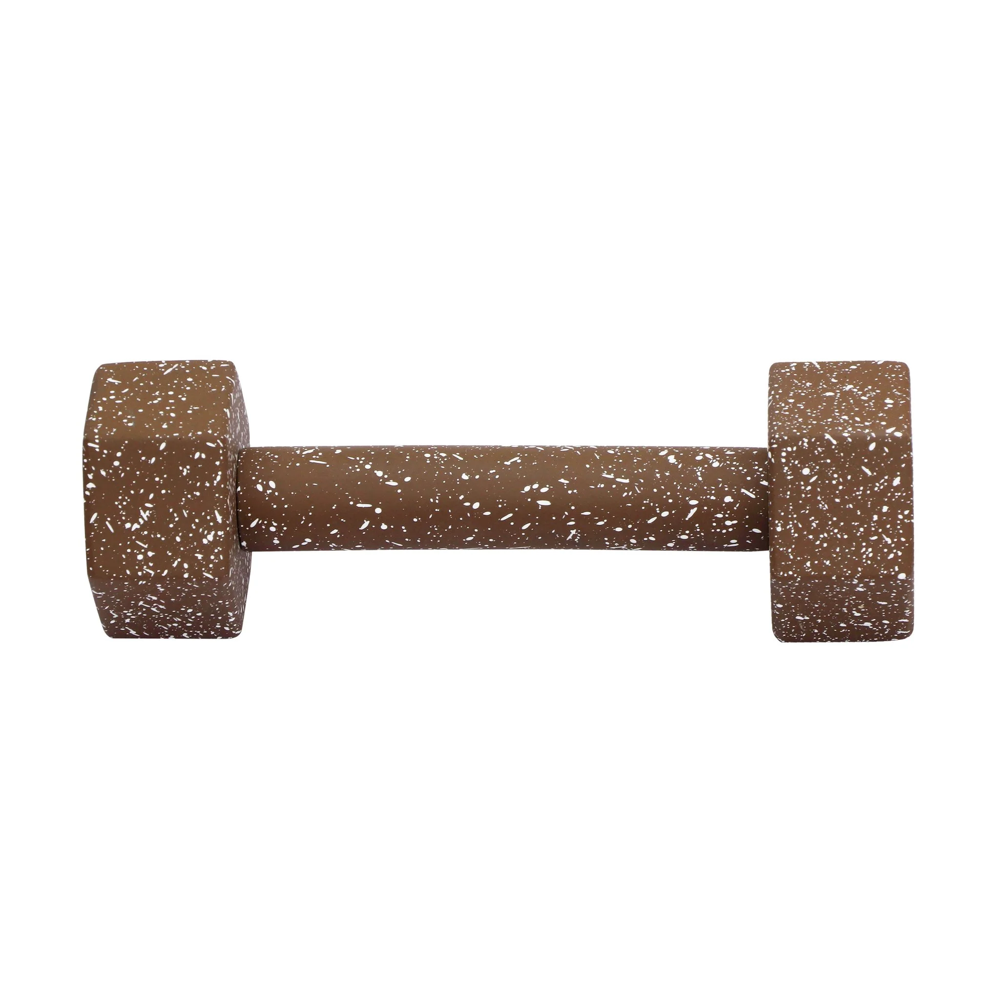 Gabby Speckled Brick Red Decorative Dumbbell - Image 3