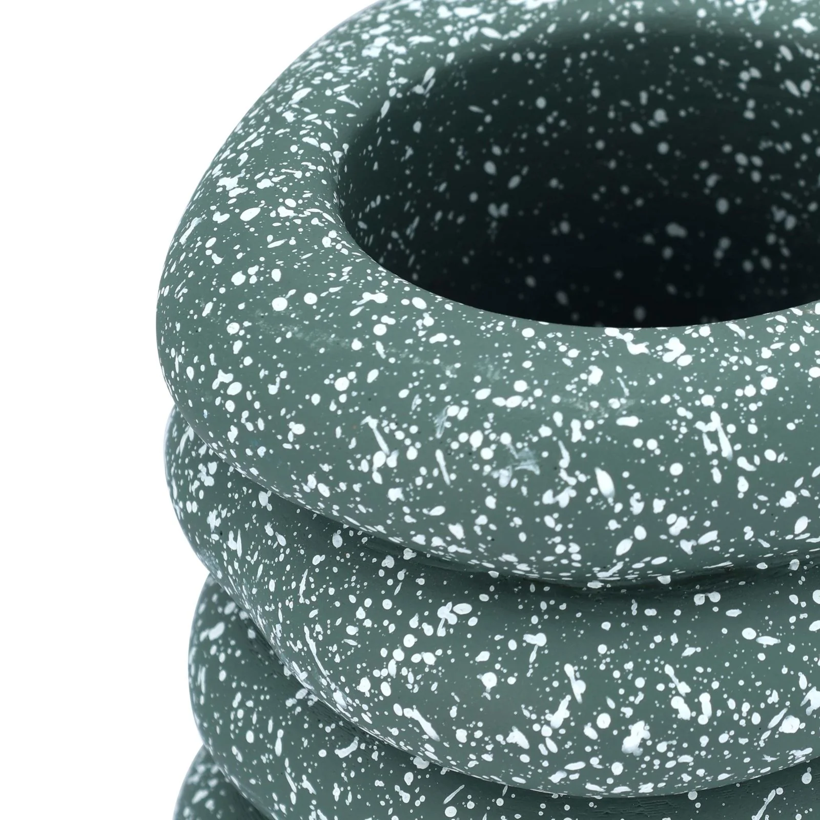 Gabby Speckled Green Cairn Vase - Image 3