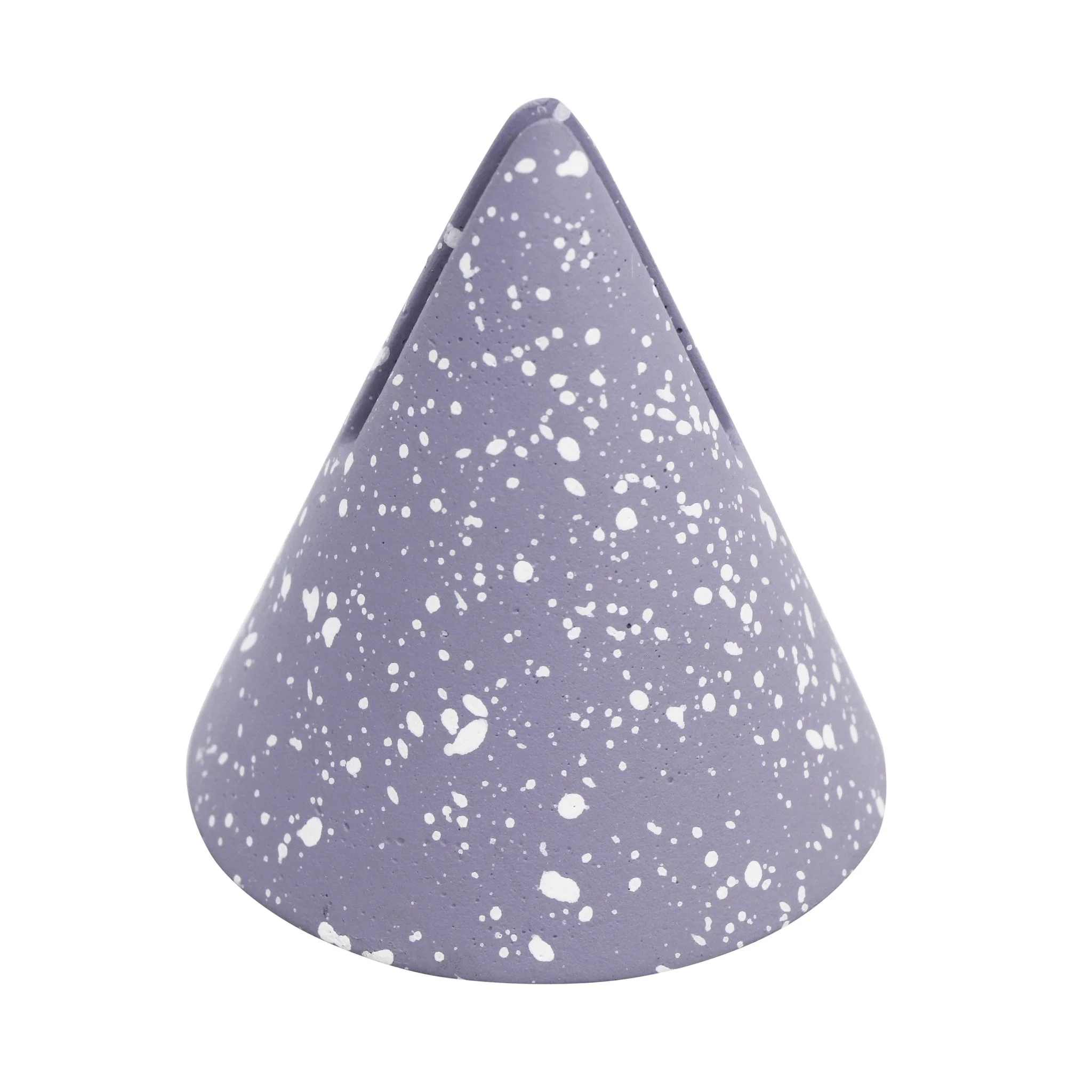 Gabby Speckled Purple Cone Card Holder - Set of 4 - Image 2