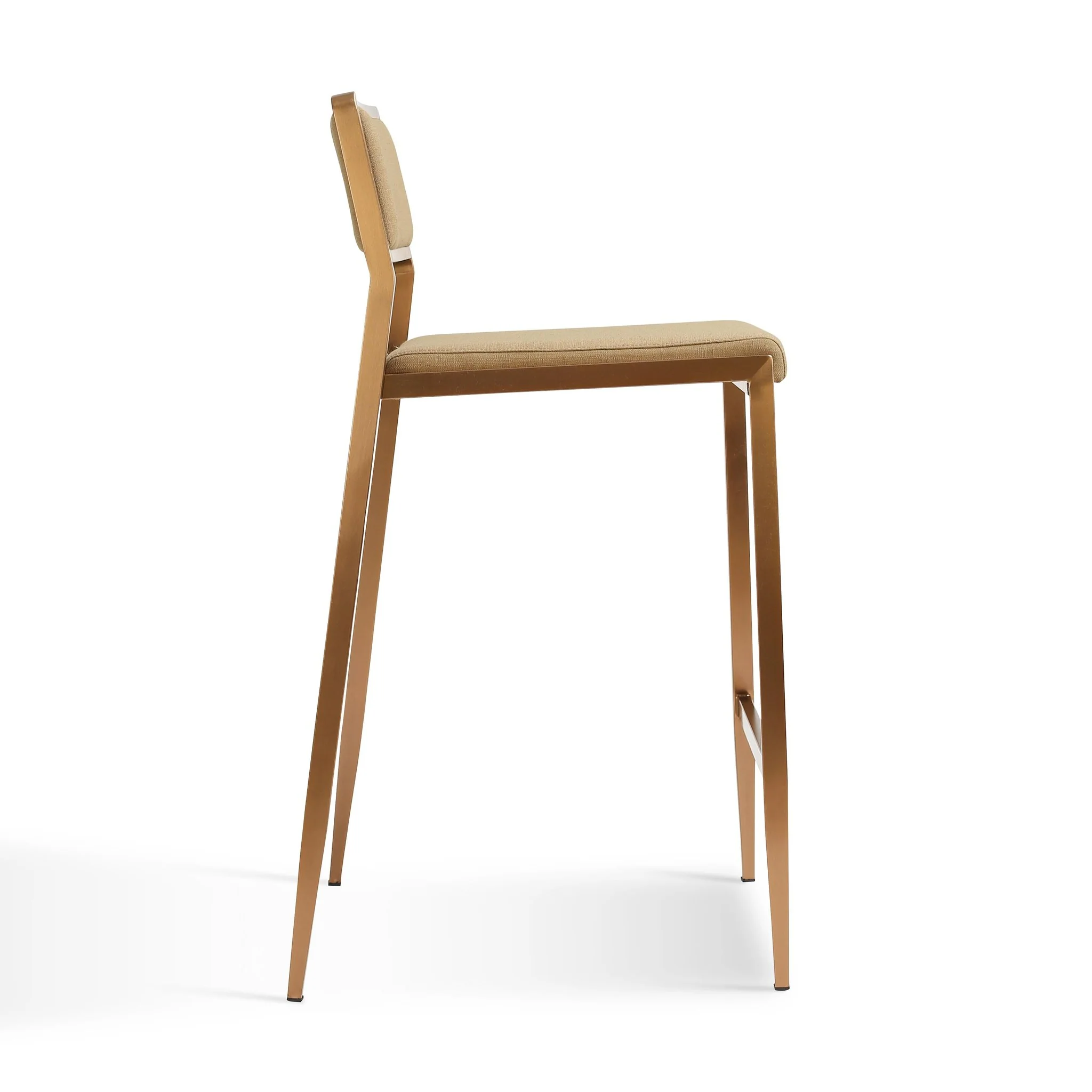 Gale Tan Basketweave Stackable Stool - Set of 2 - Image 5