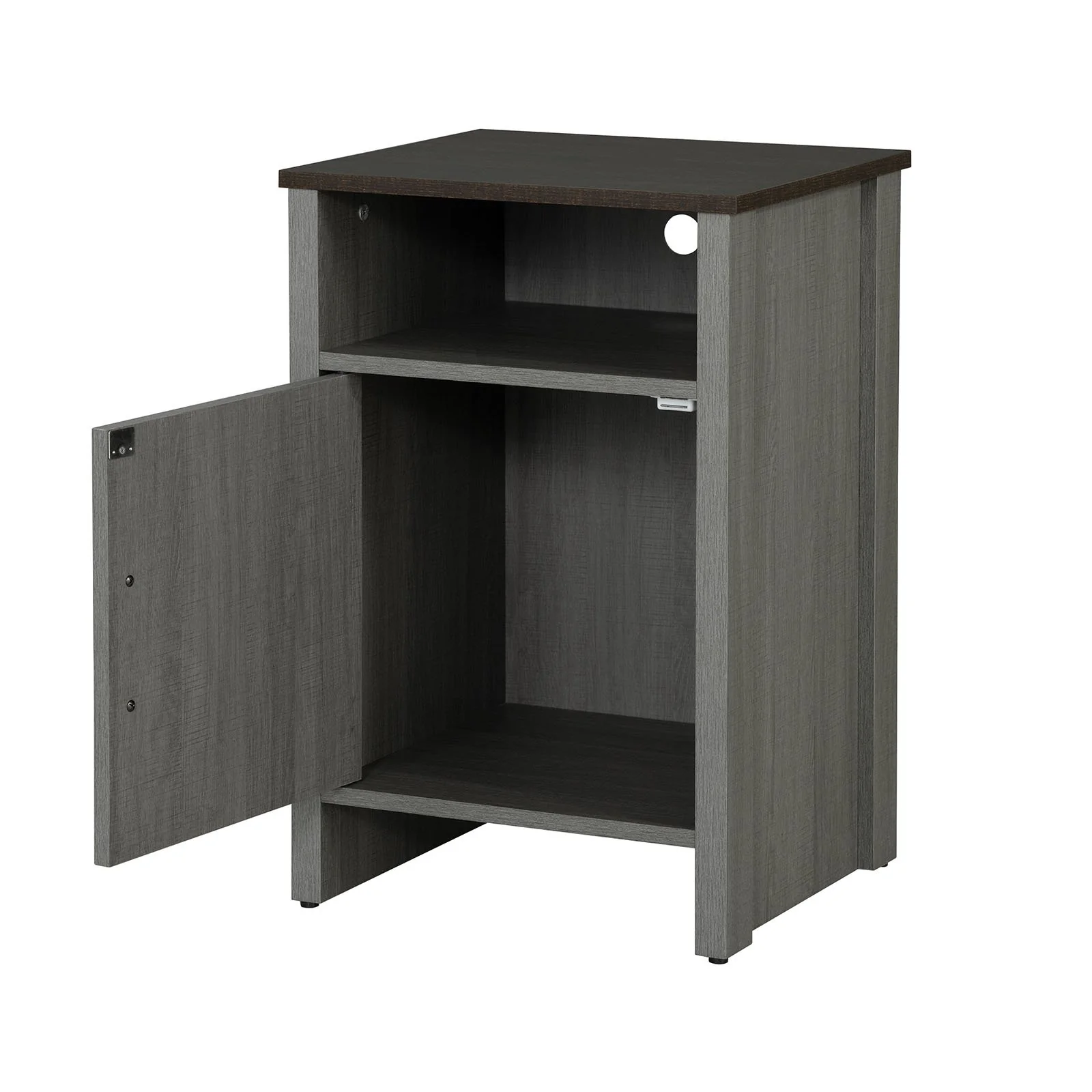 Garibaldi Side Table, Brown/Gray - Image 2