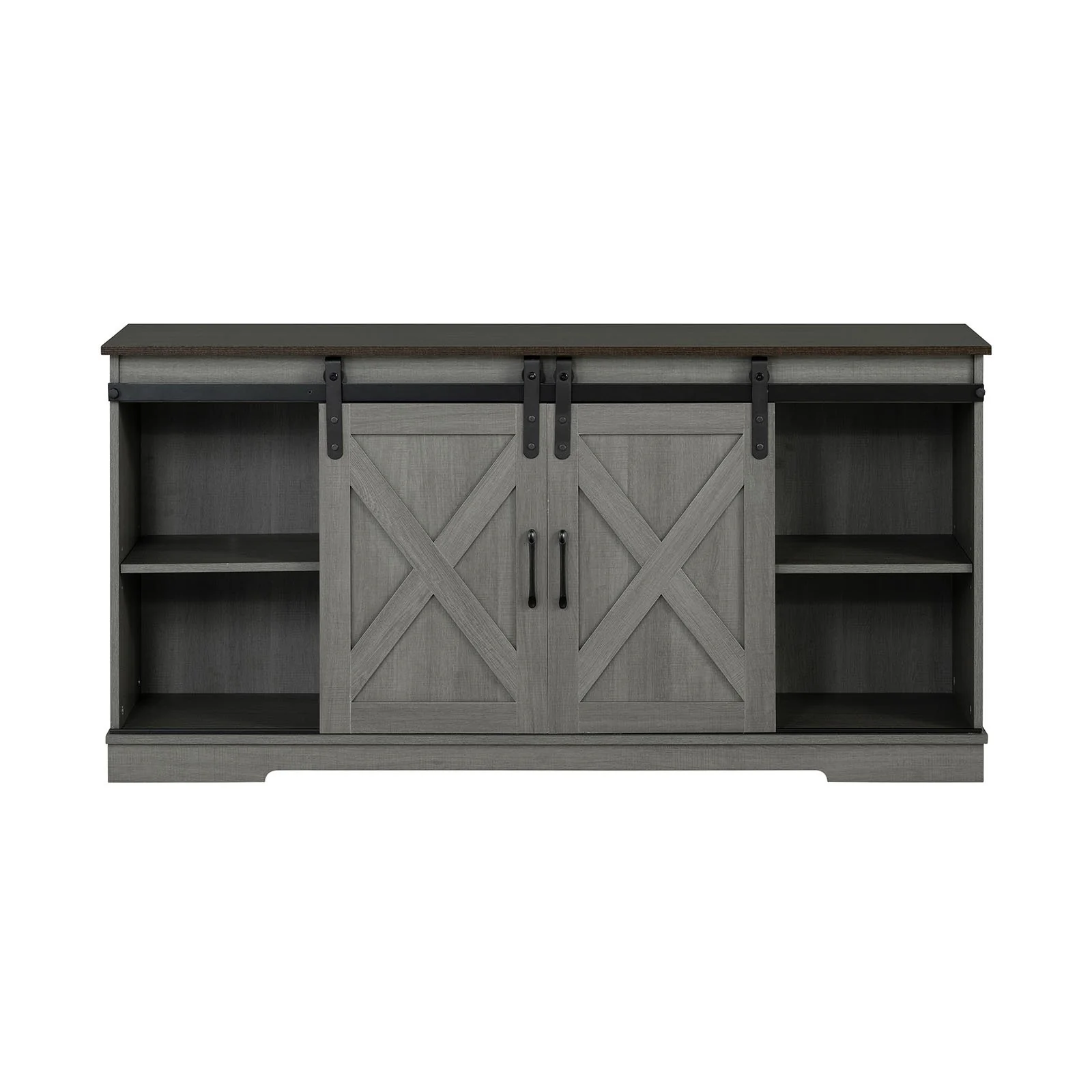 Garibaldi TV Stand, Brown/Gray - Image 3