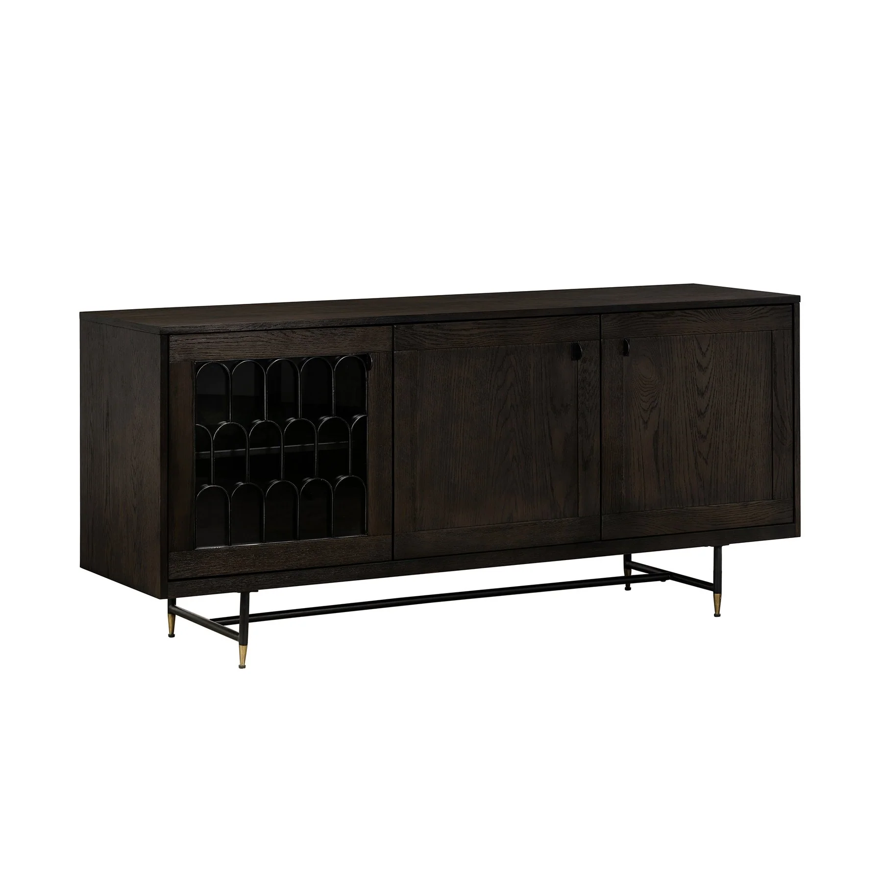 Gatsby Oak and Metal Buffet Cabinet - Image 2