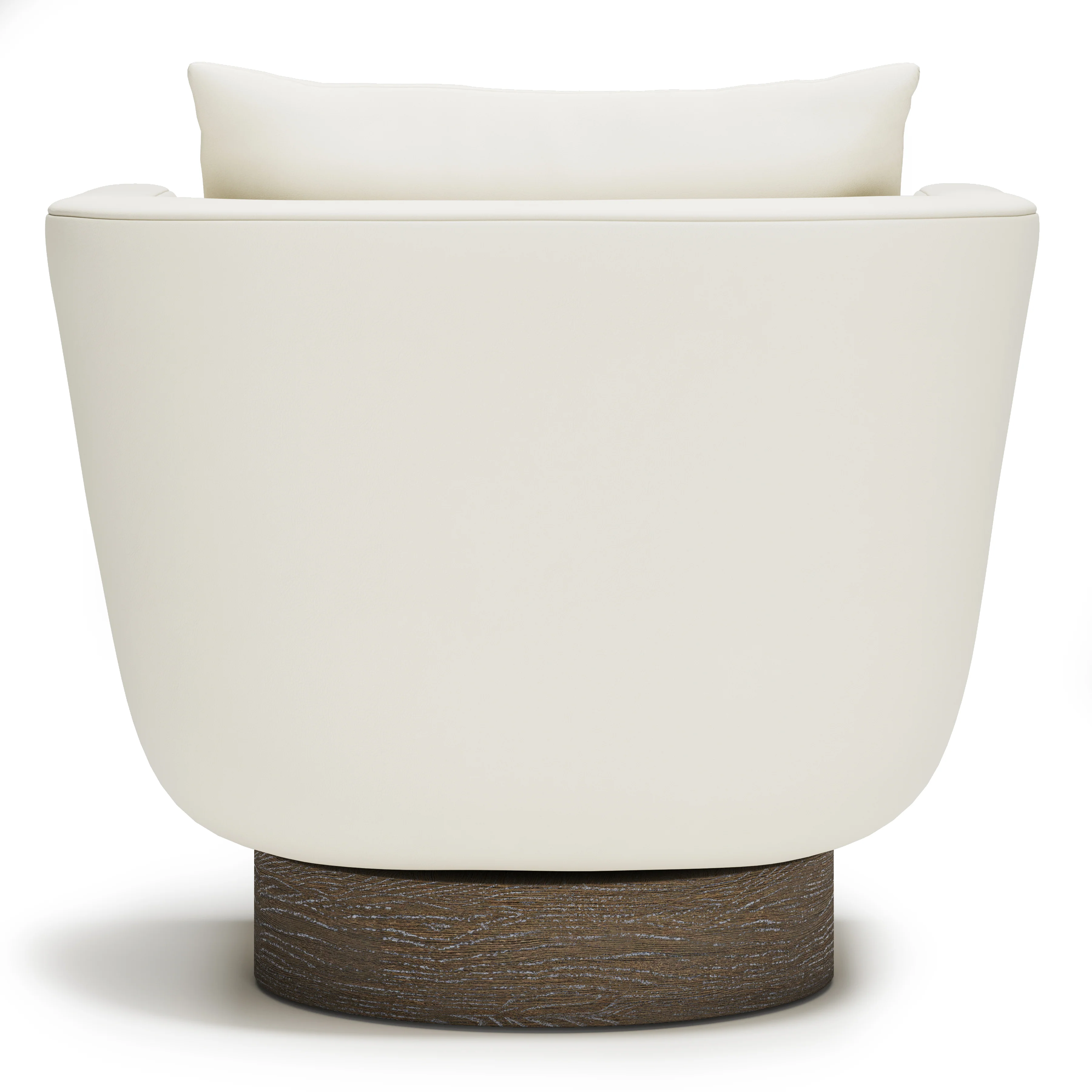 Gemma Leather Swivel Chair - Image 4