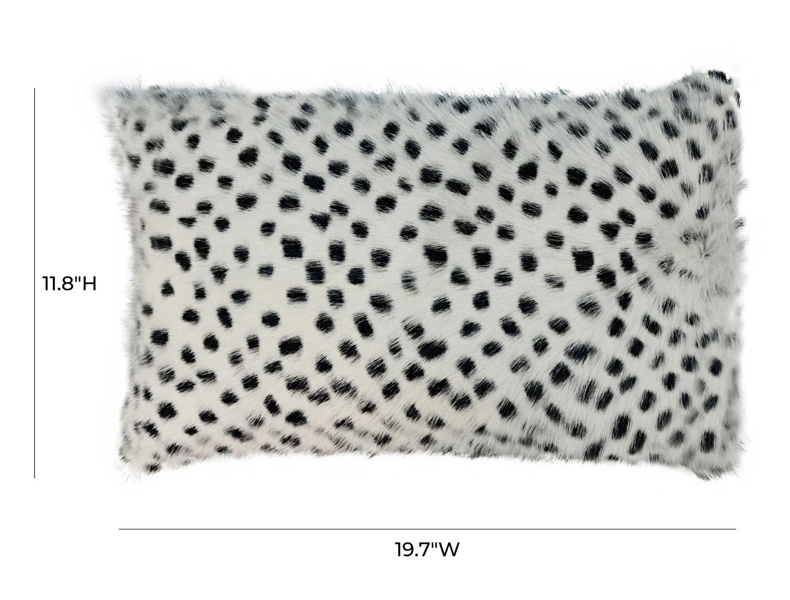 Genuine Goatskin 12x20 Inch Pillow - Image 4
