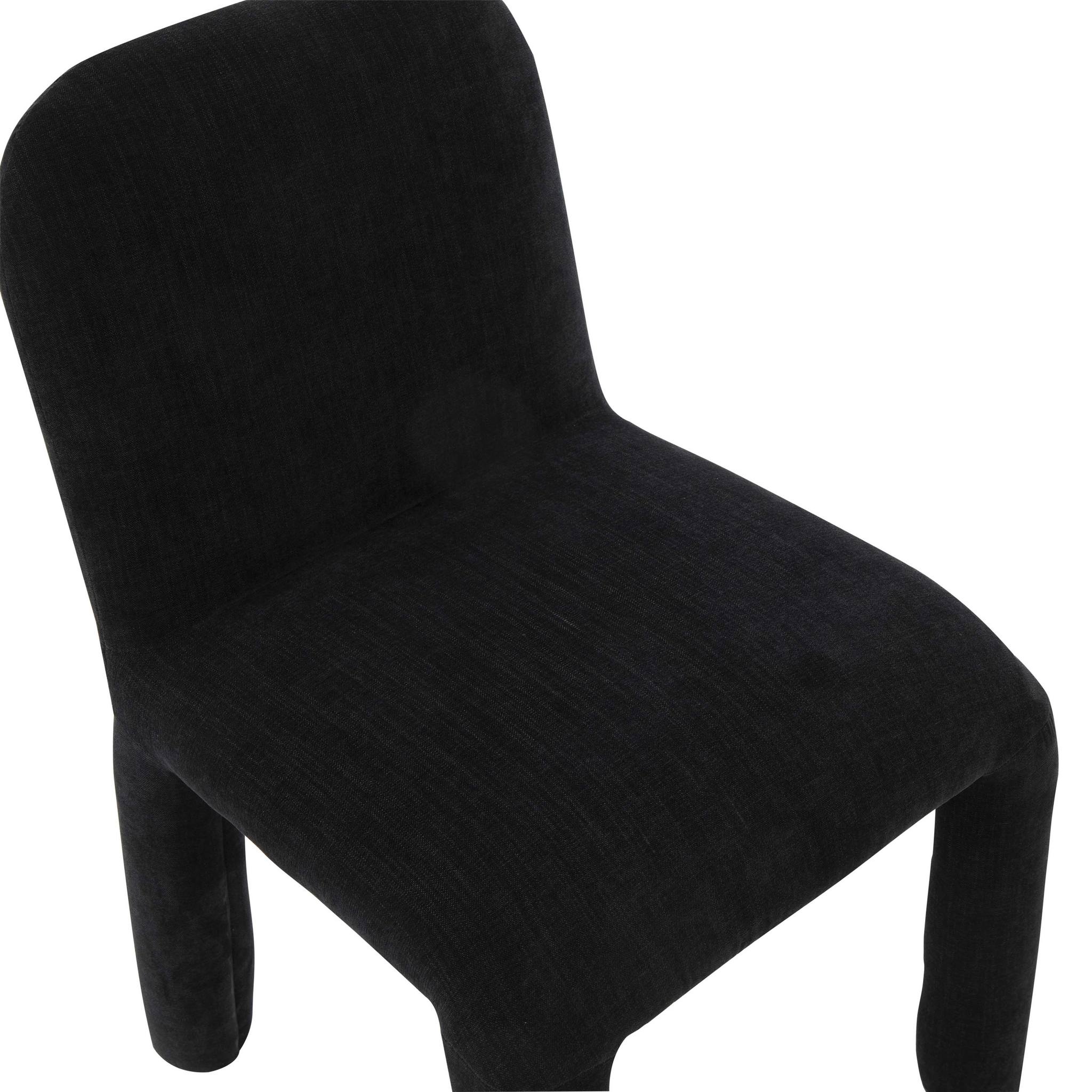 Georgia Midnight Performance Chenille Dining Chair - Image 5