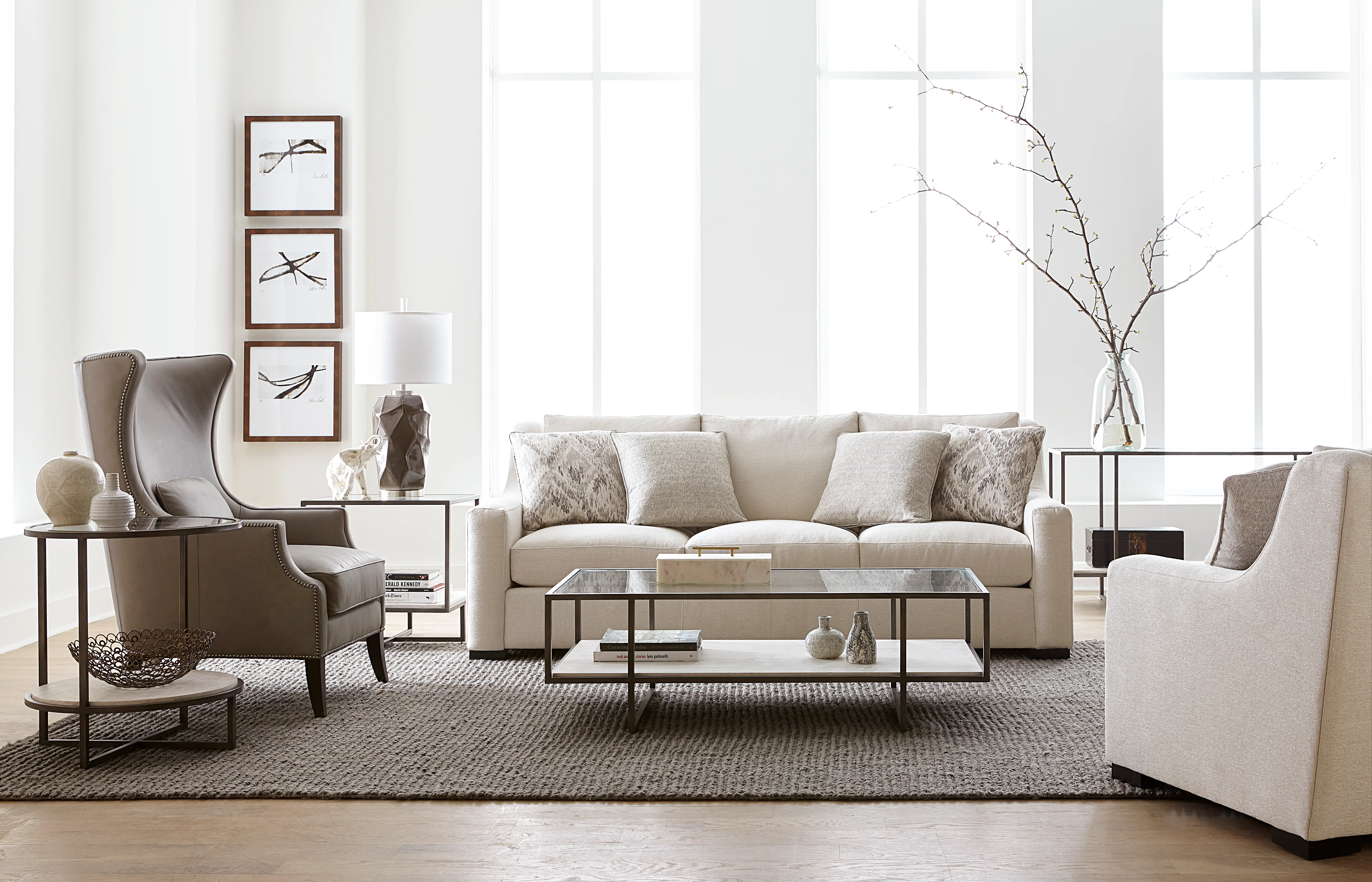 Germain Fabric Sofa - Image 11