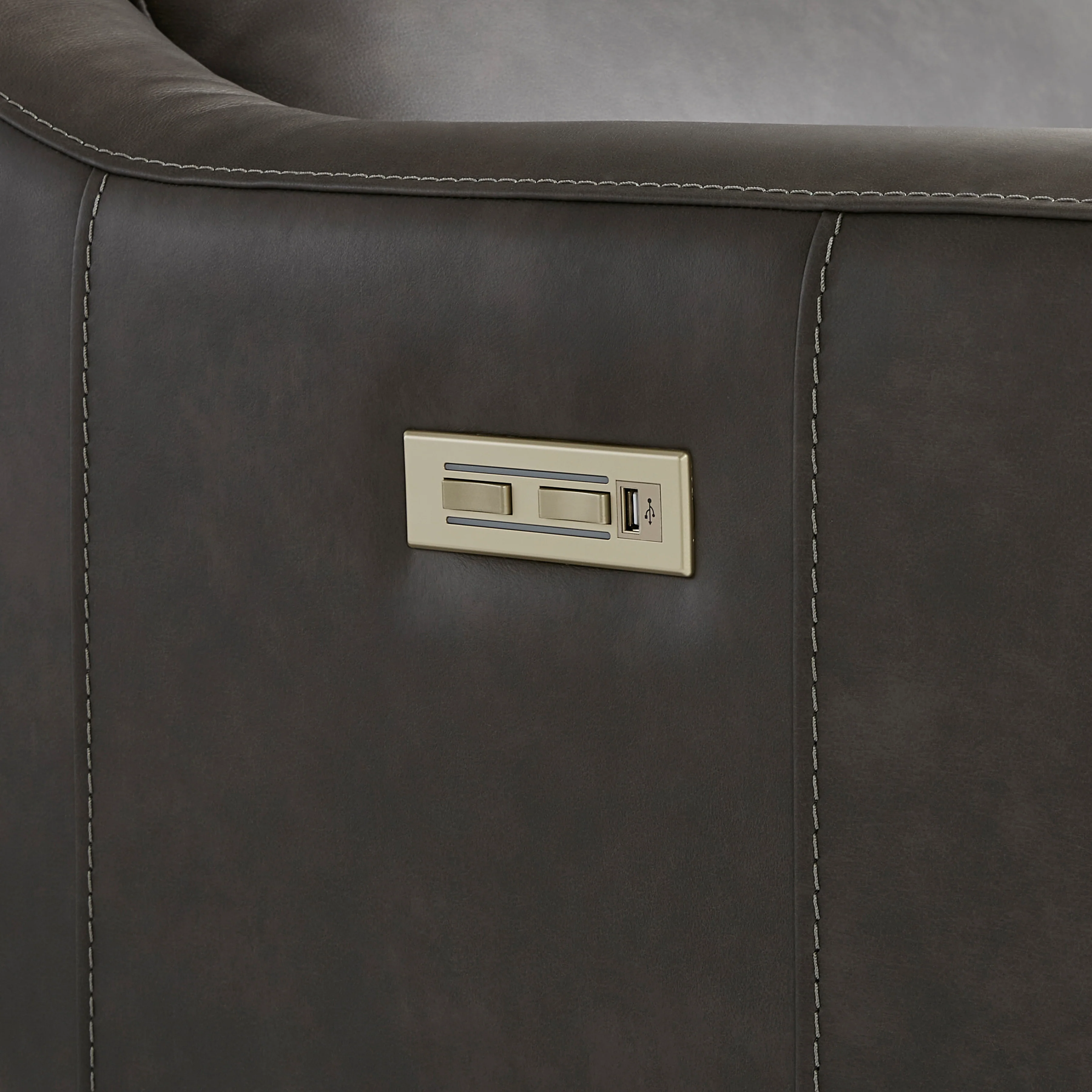 Germain Leather Power Motion Chair - Image 7