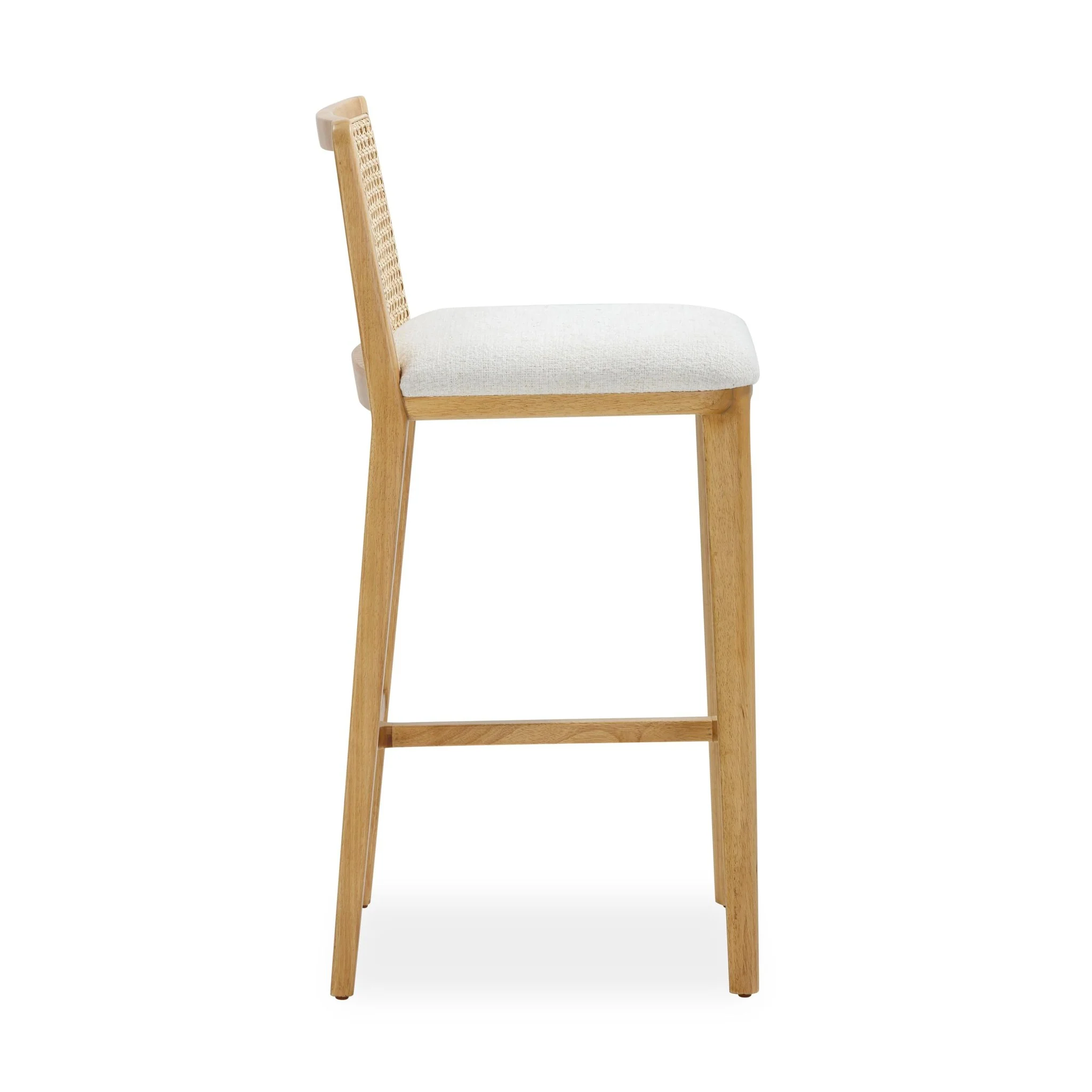 Gerri Performance Tweed and Rattan Counter Stool - Image 4