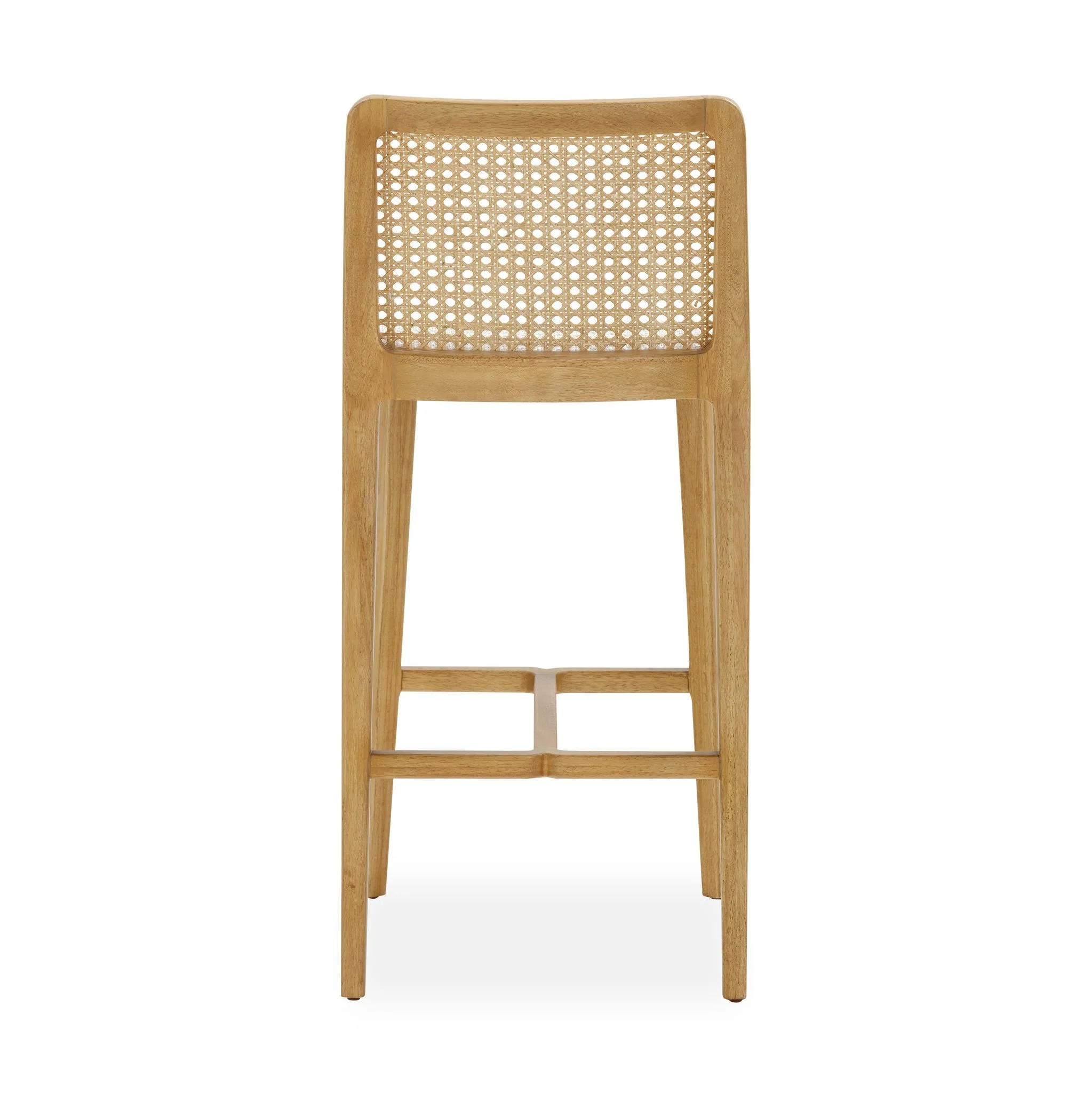 Gerri Performance Tweed and Rattan Counter Stool - Image 5
