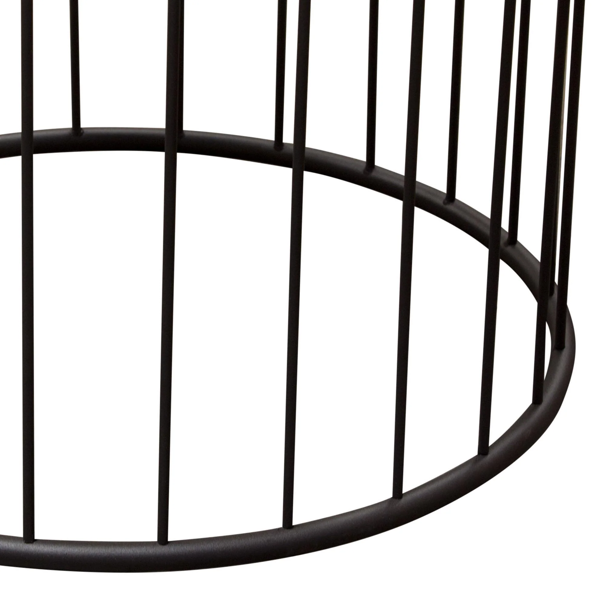 Gibson 22" Round End Table with Grey Oak Finished Top and Metal Base by Diamond Sofa - Image 5