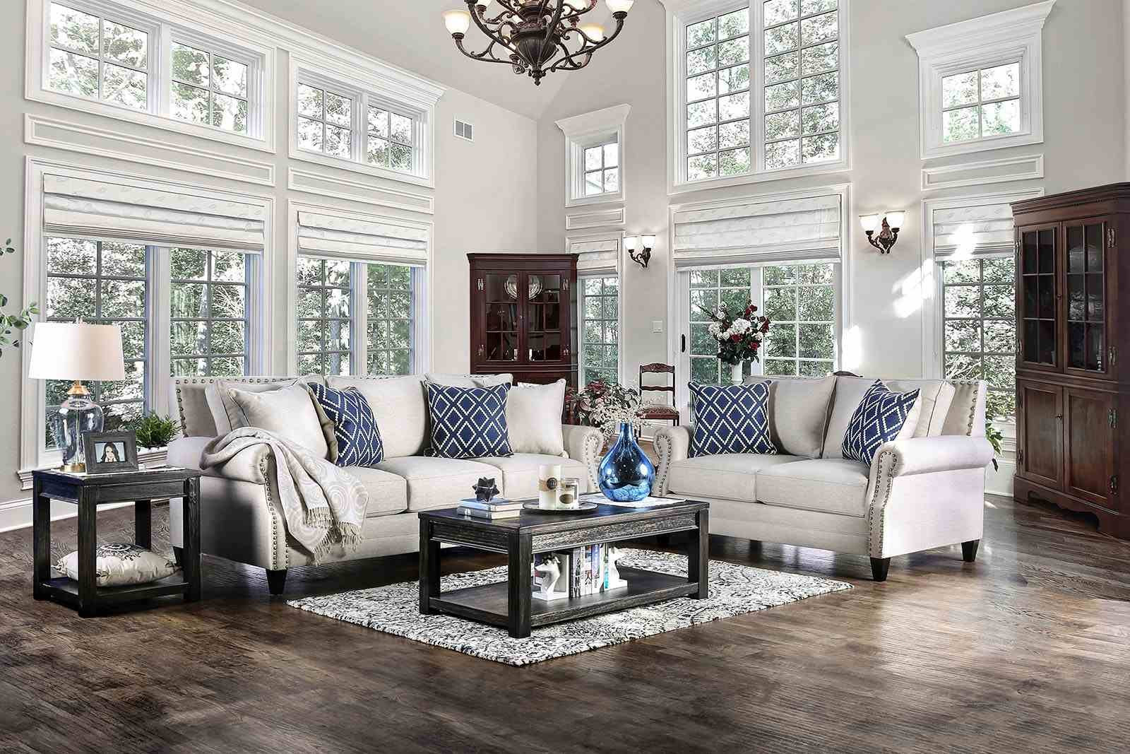 Giovanni Loveseat, Beige - Image 2