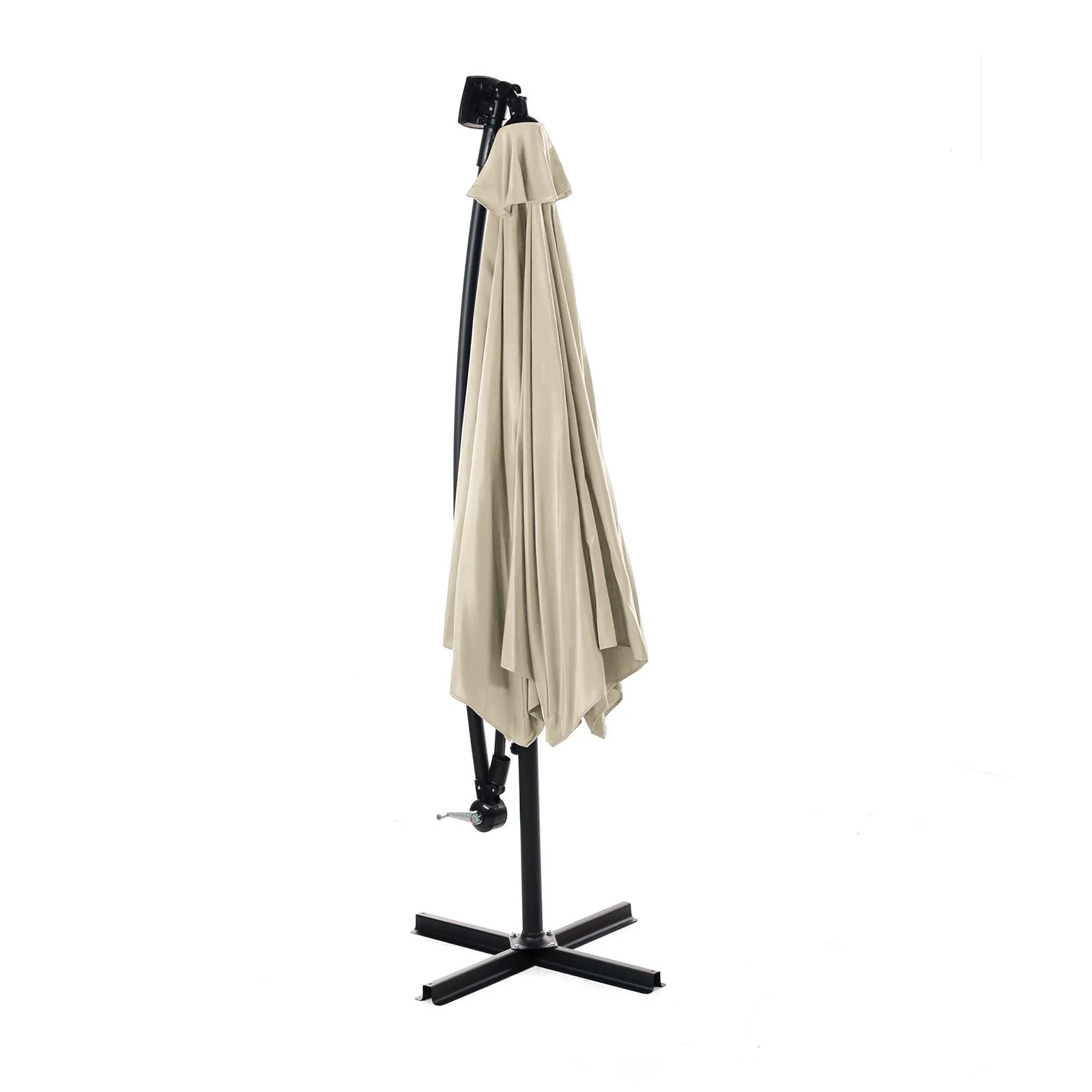 Glam Cantilever Umbrella w/ LED, Canvas Stone - Image 2