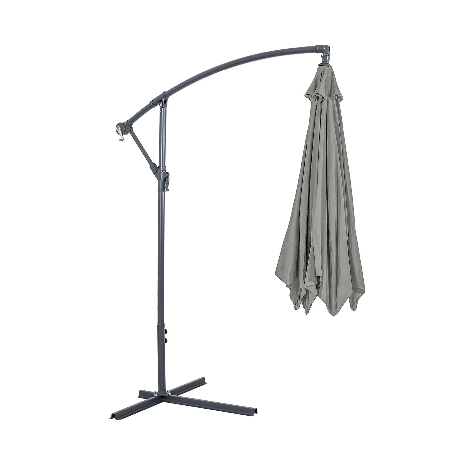 Glam Cantilever Umbrella w/ LED, Graphite - Image 4