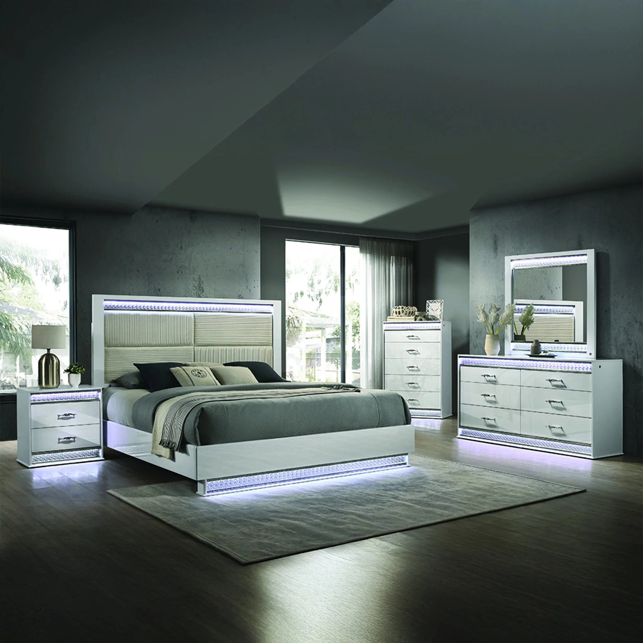 Glam King 5PC Bedroom Set - Image 20