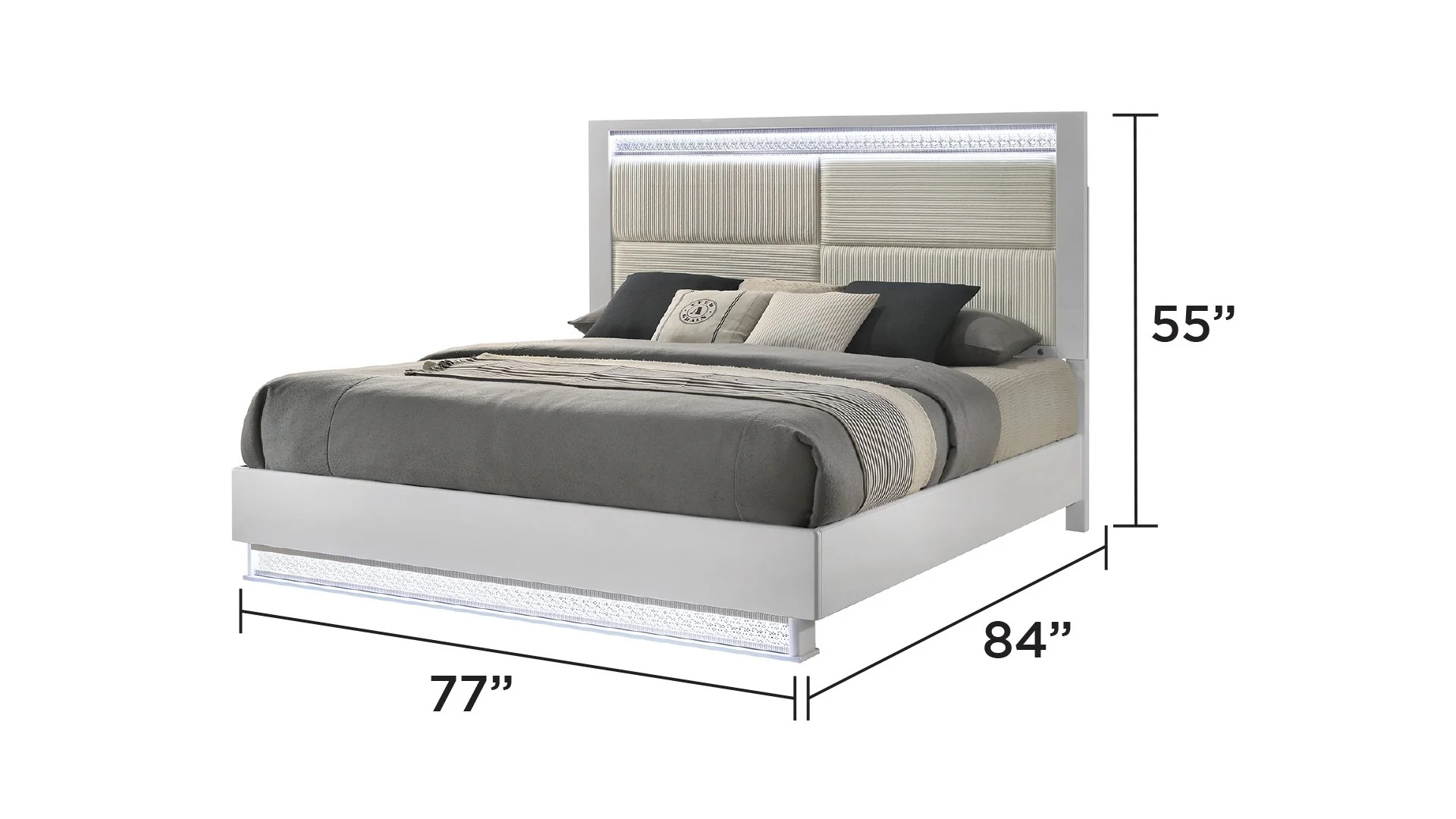 Glam King Bed - Image 4