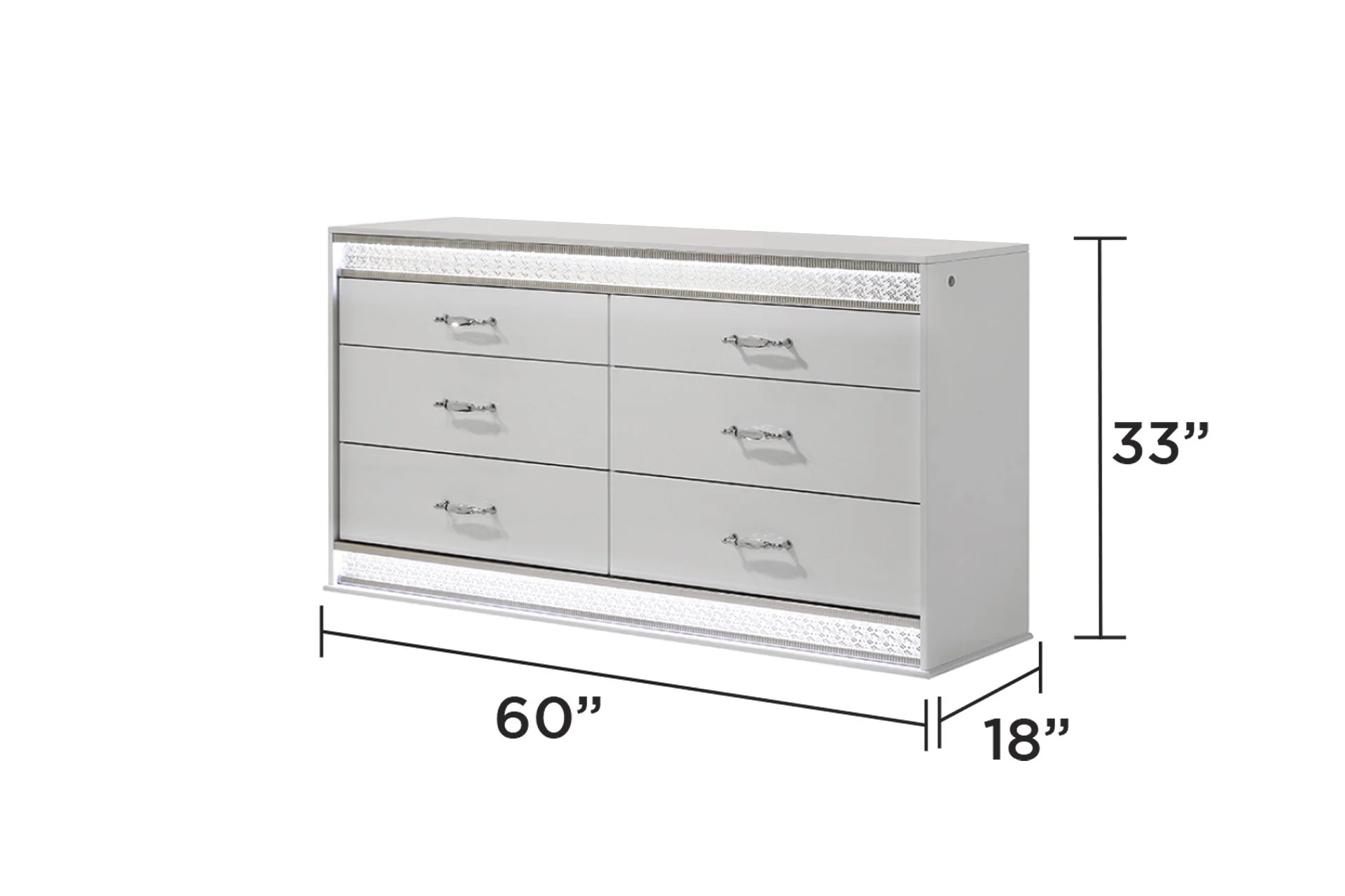 Glam Queen 5PC Bedroom Set - Image 7