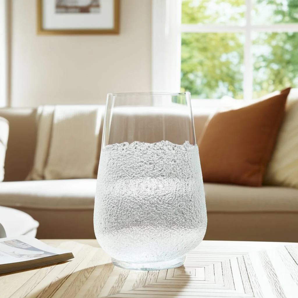 Glass, 10" Sugar Vase, Clear - Image 13