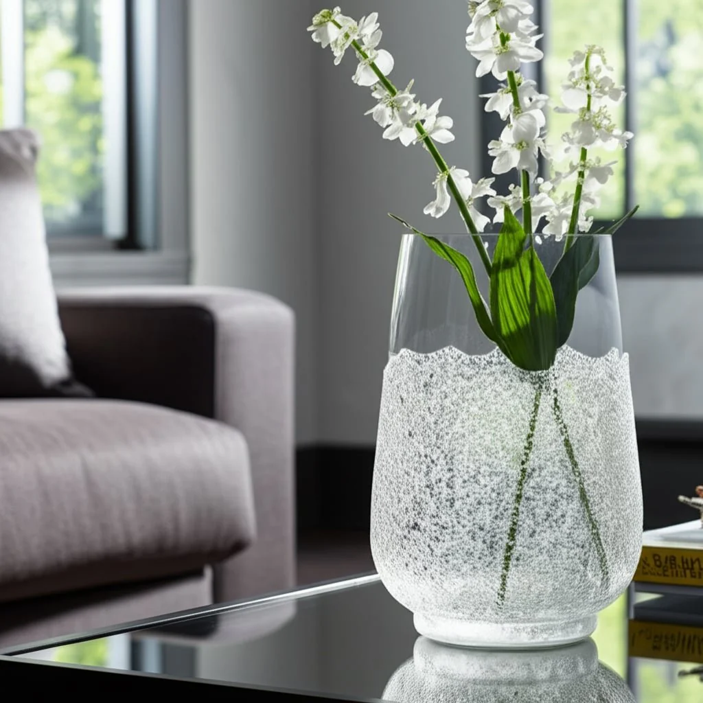 Glass, 10" Sugar Vase, Clear - Image 14