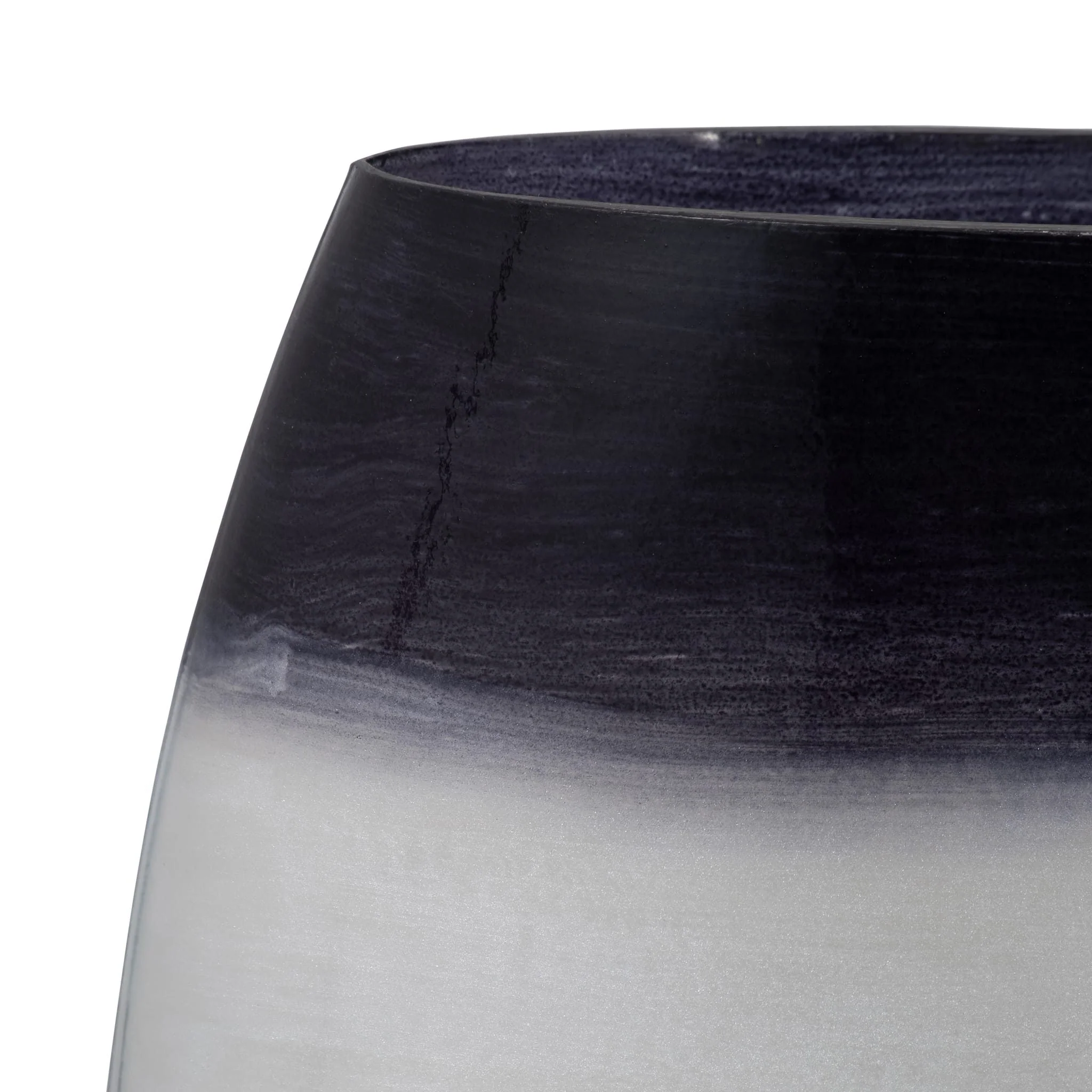 Glass, 11" Ombre Vase, Blue - Image 5