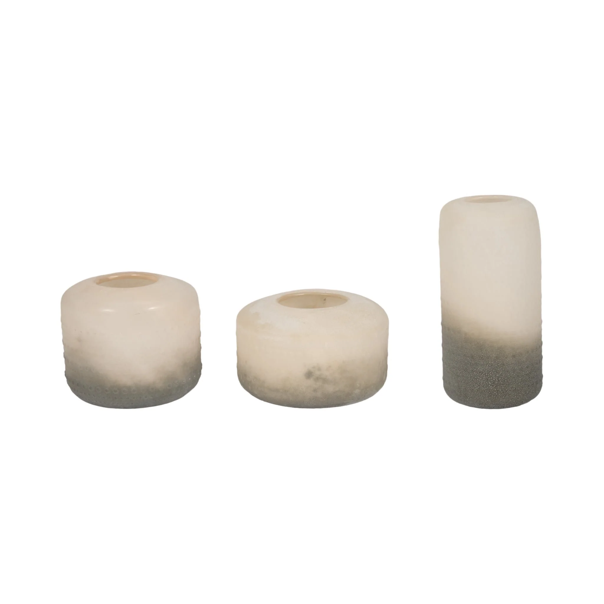 Glass 11" Textured 2-tone Vase, - Image 7