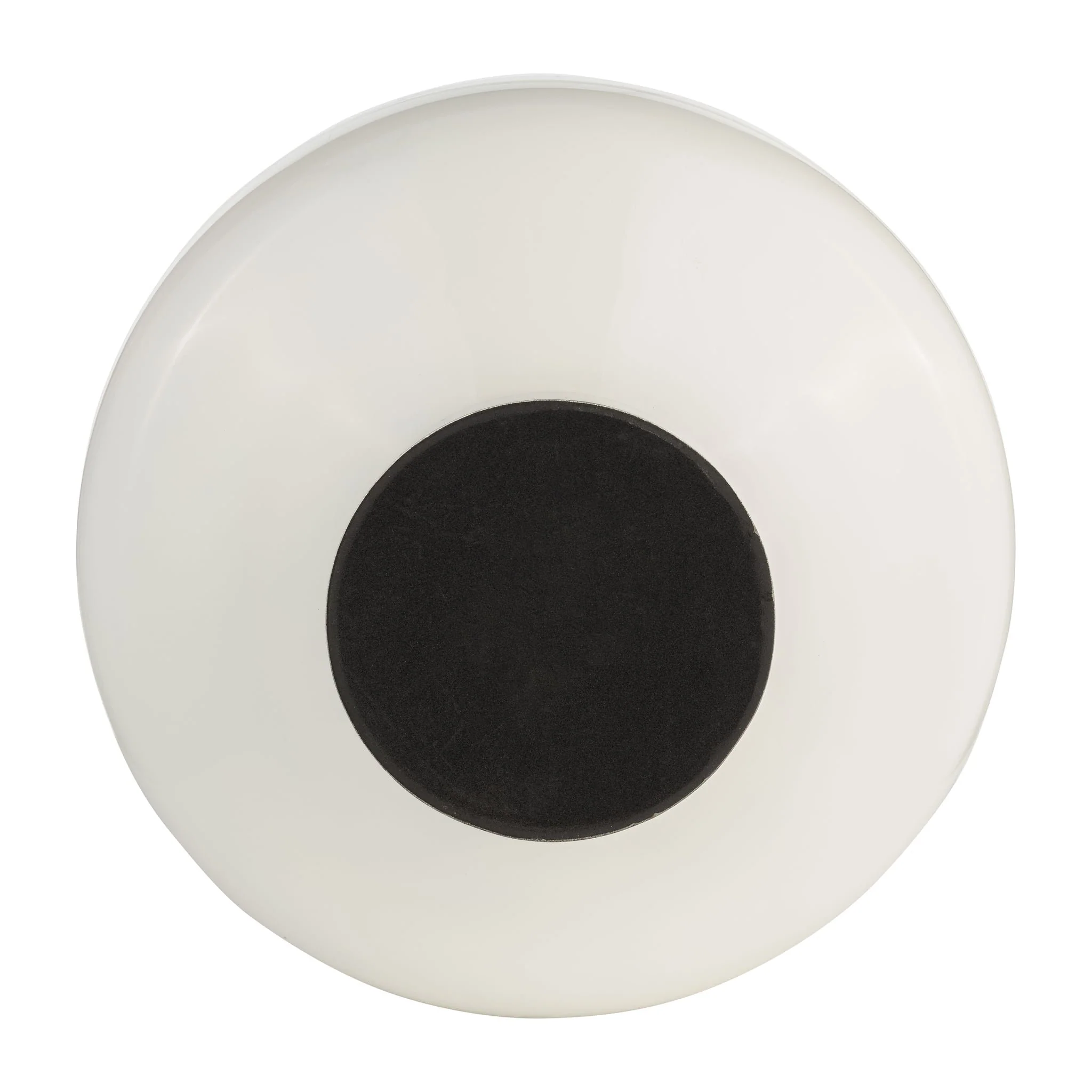 Glass, 12" Vase W/ Silver Base, White - Image 5