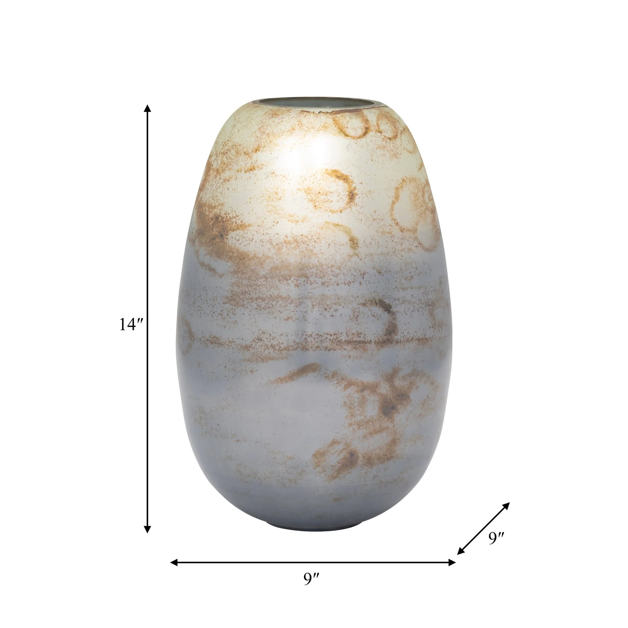 Glass, 14" Vapor Glass, Blue - Image 8