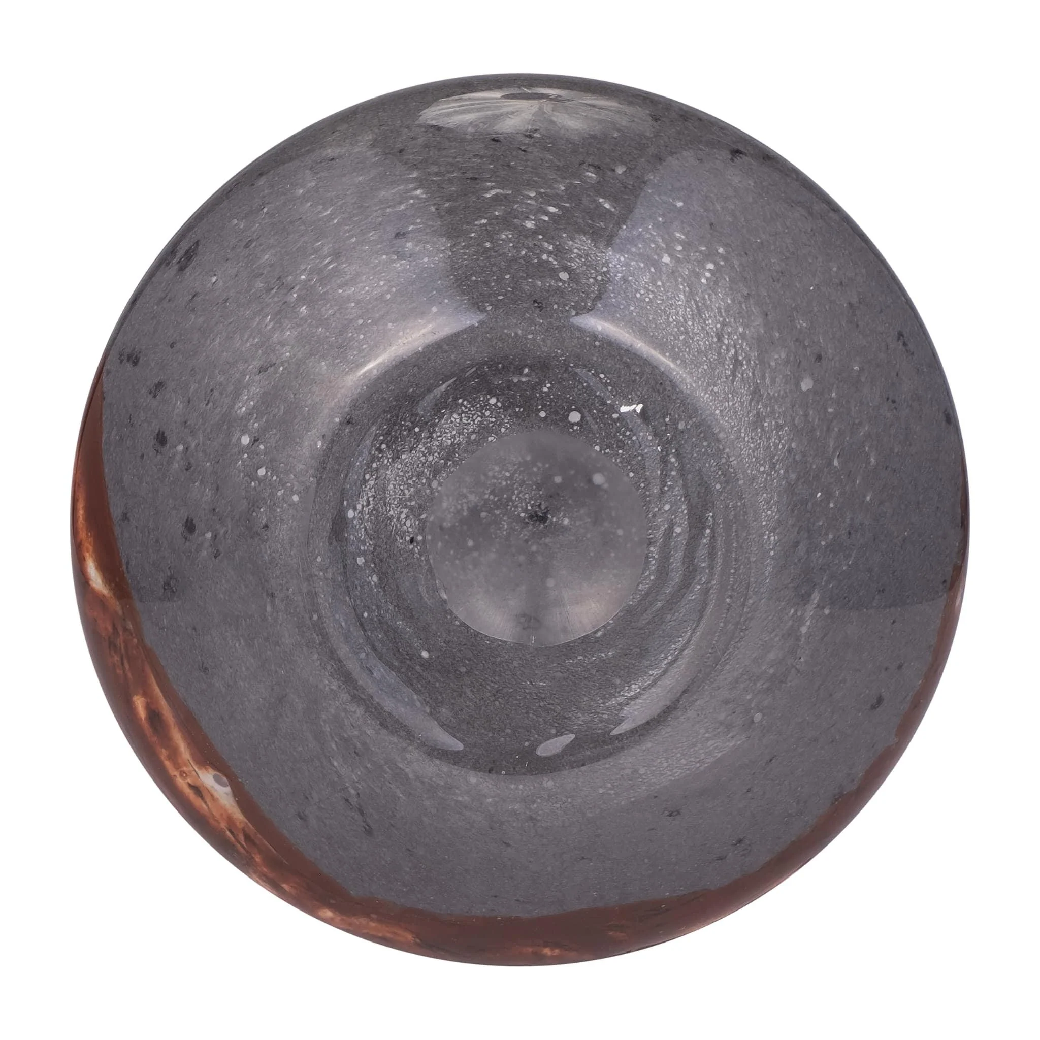 Glass, 14" Vase Grey/brown - Image 6
