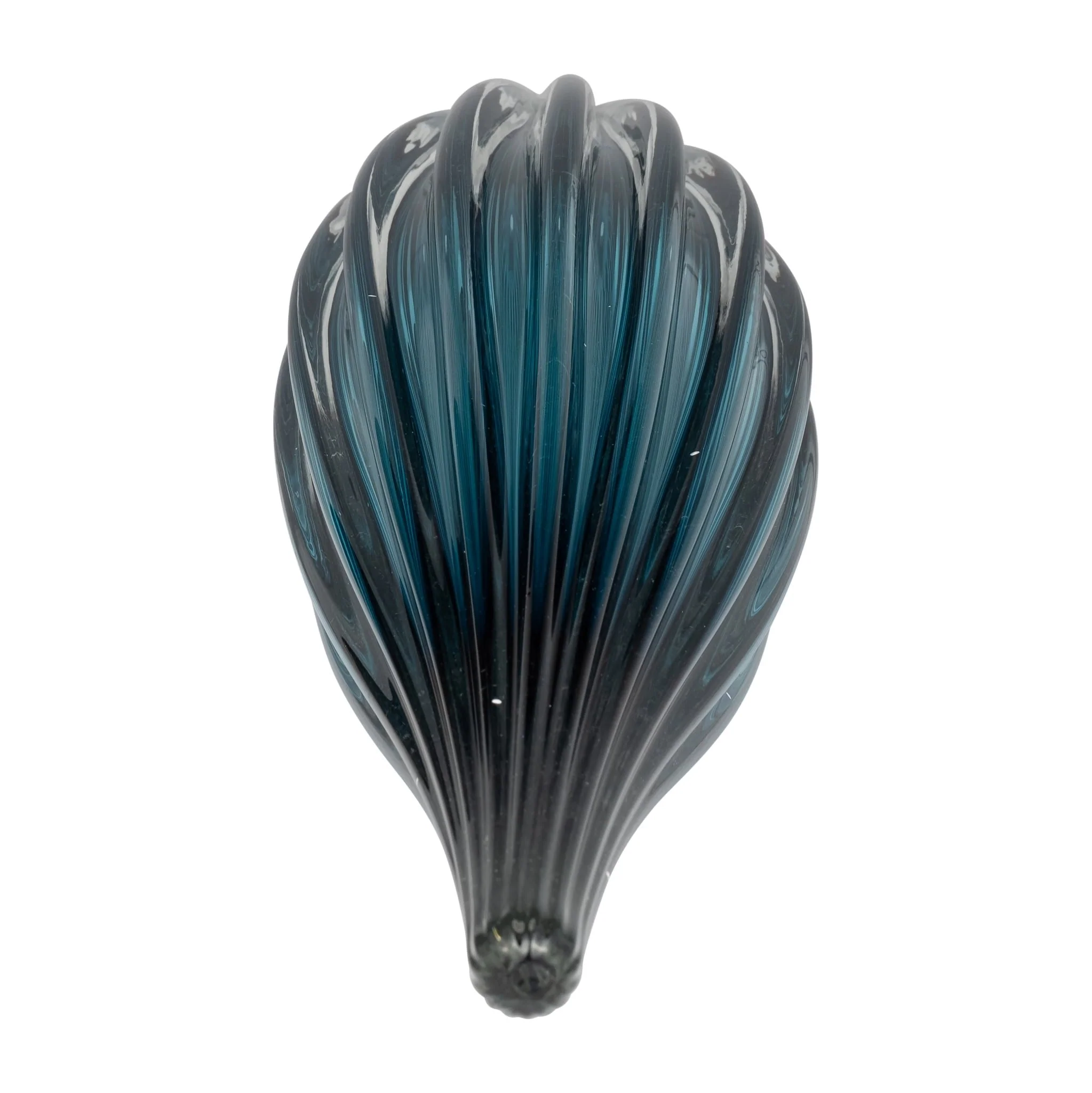 Glass, 15" Paperweight Teal - Image 4