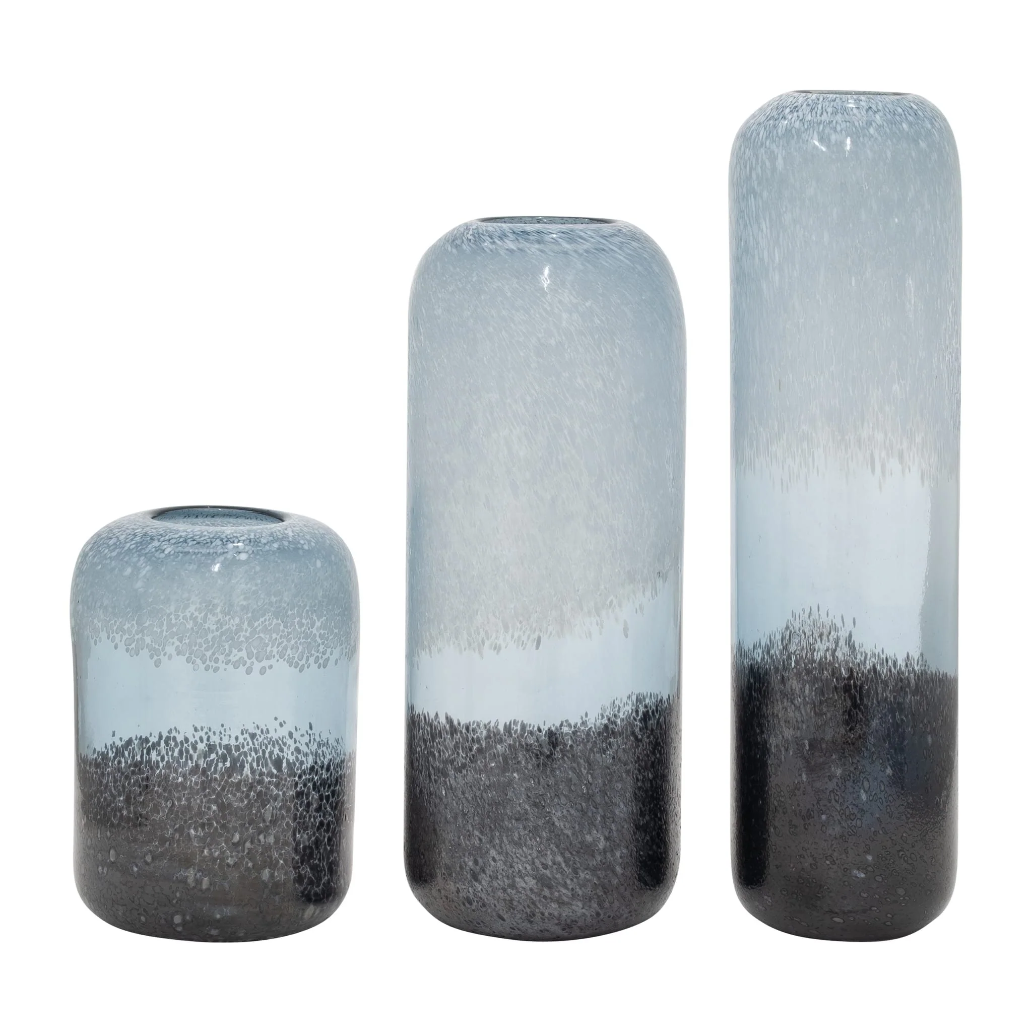 Glass, 17" Ombre Vase, Multi - Image 7