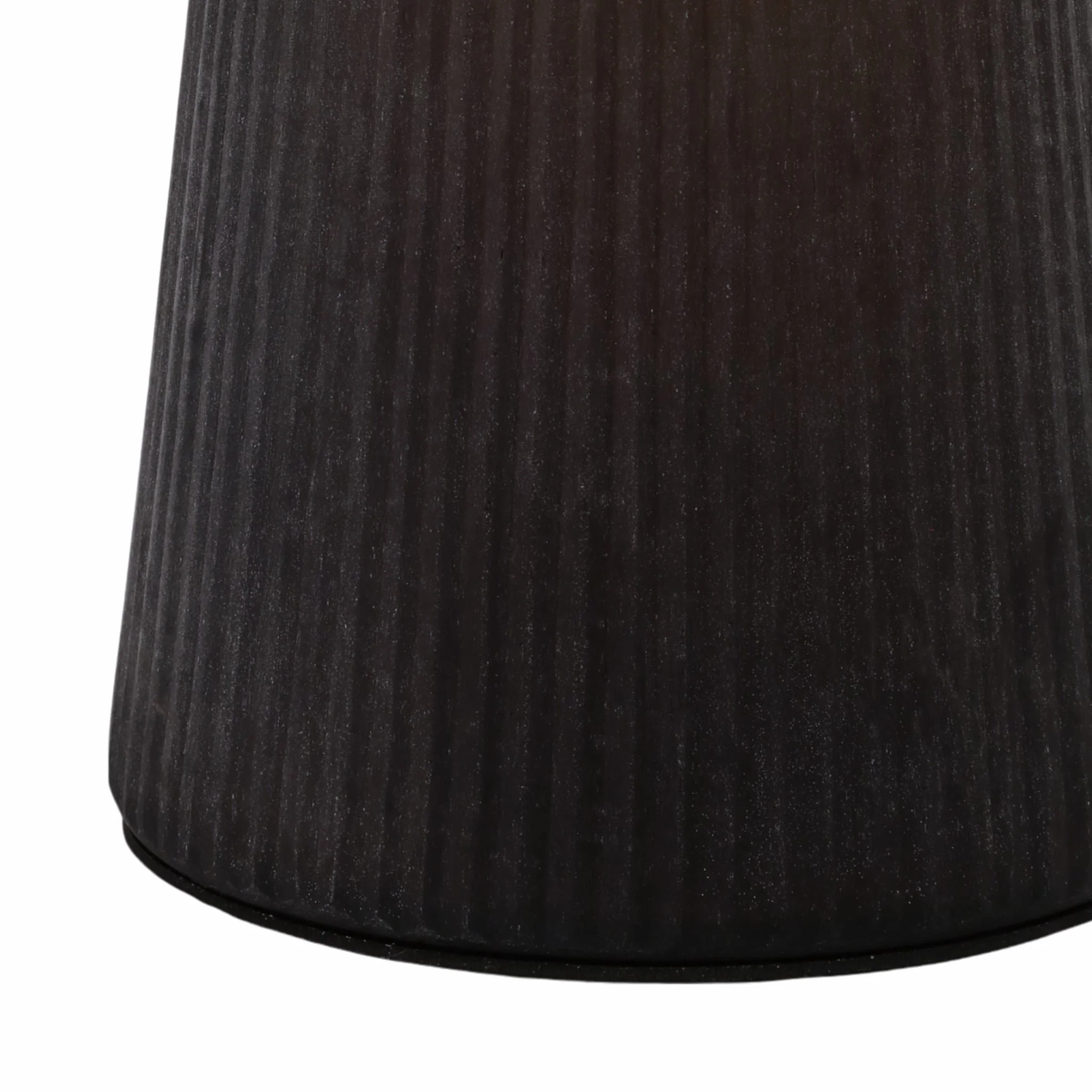 Glass, 18" Accent Table W Brass Base, Smokey Brown - Image 5