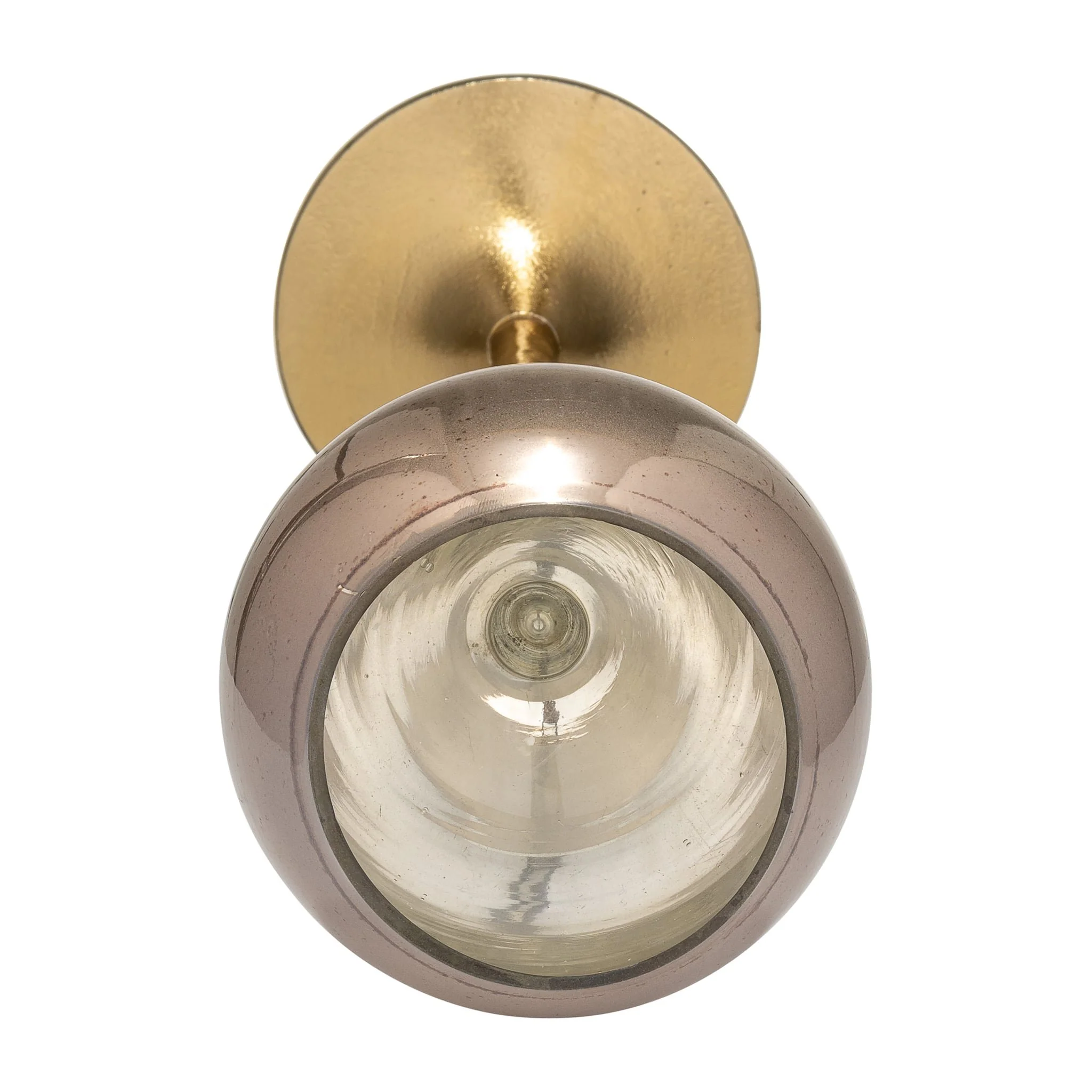 Glass, 18"h Tealight Holder, Champagne - Image 2