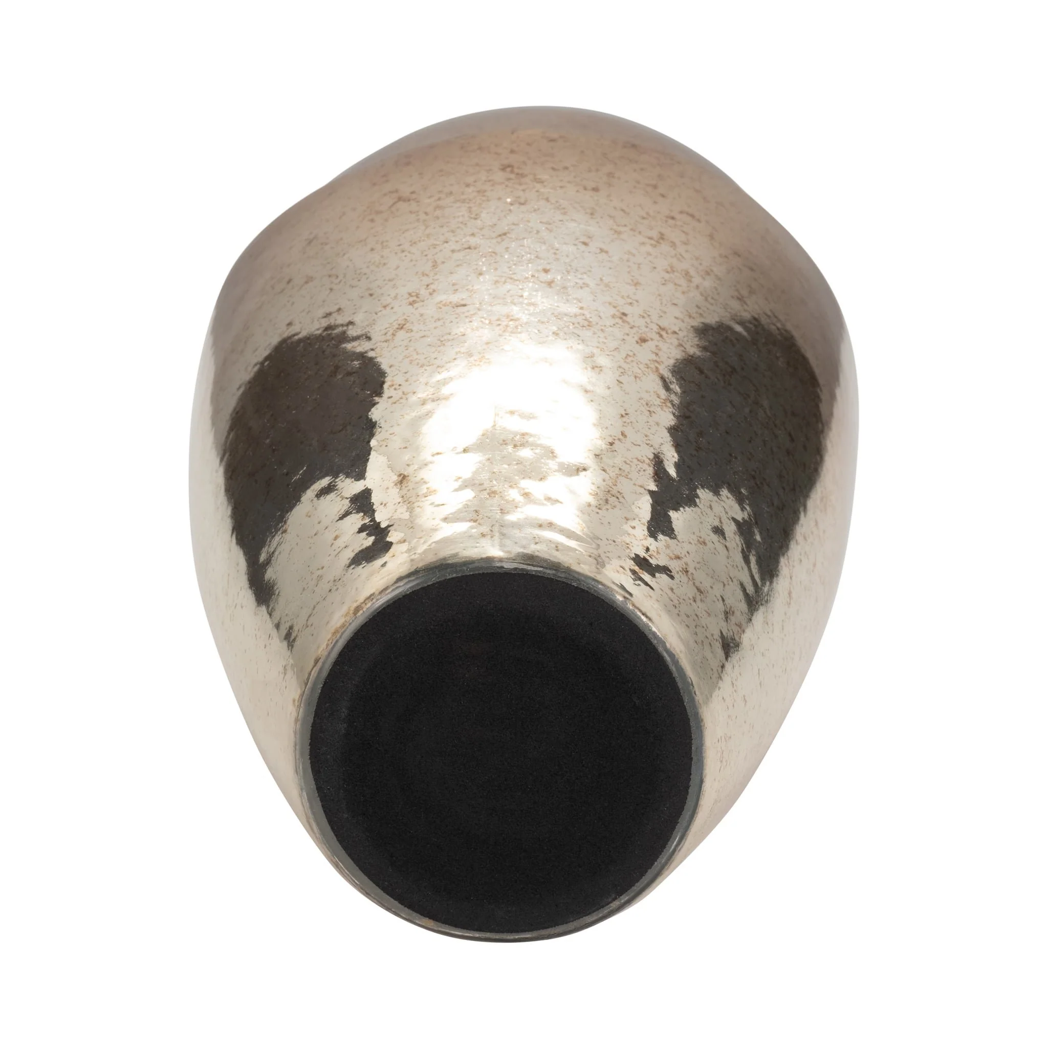 Glass, 19" Abstract Vase, Bronze - Image 7