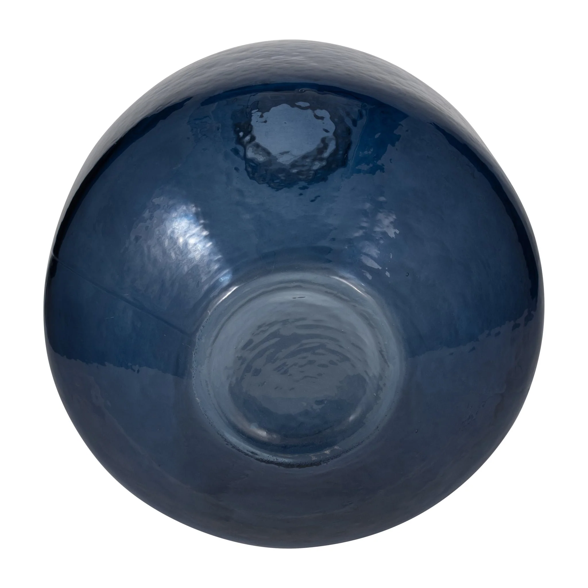 Glass, 19" Balloon Vase, Blue - Image 6