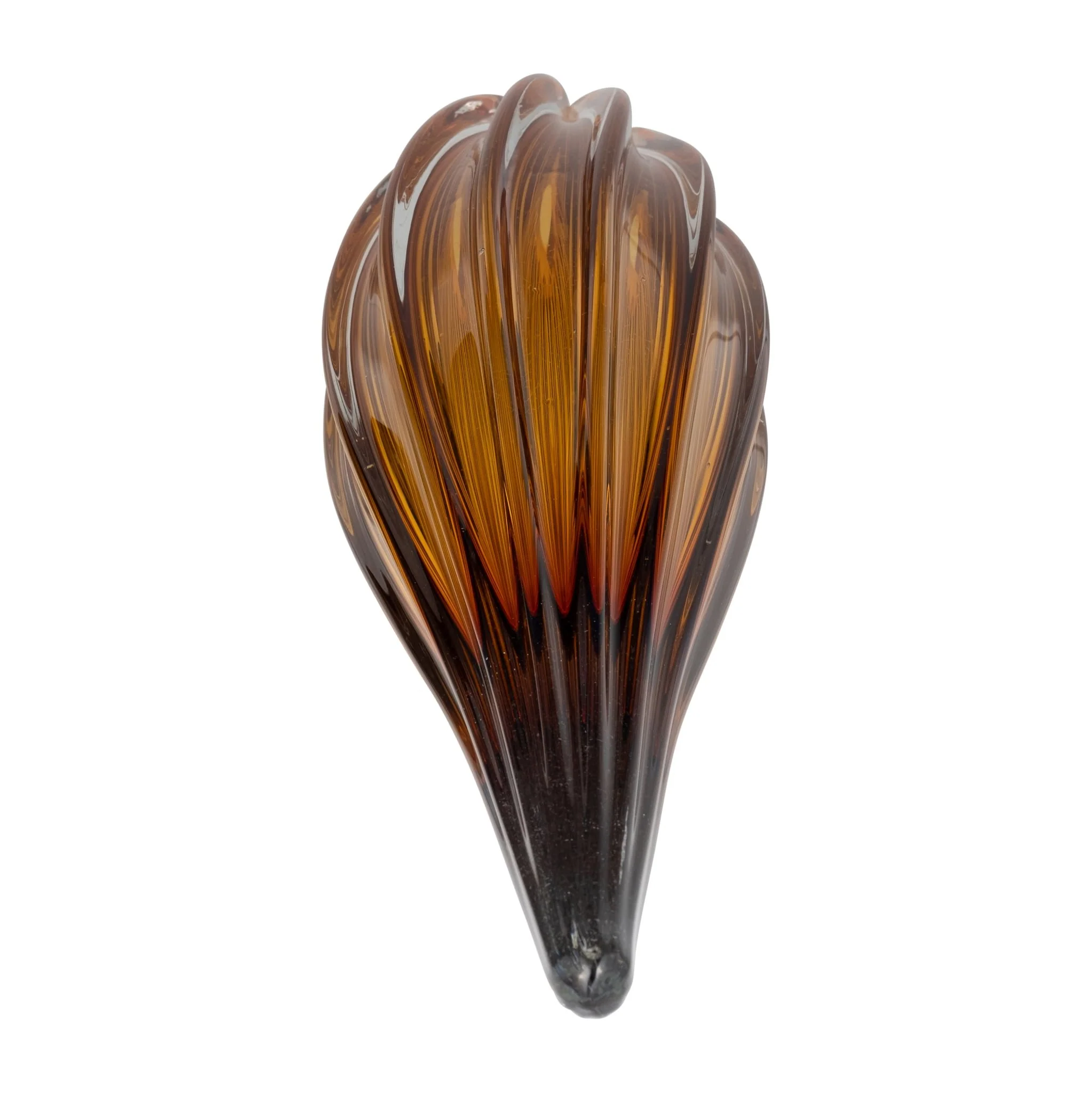 Glass, 19" Paperweight Amber - Image 4