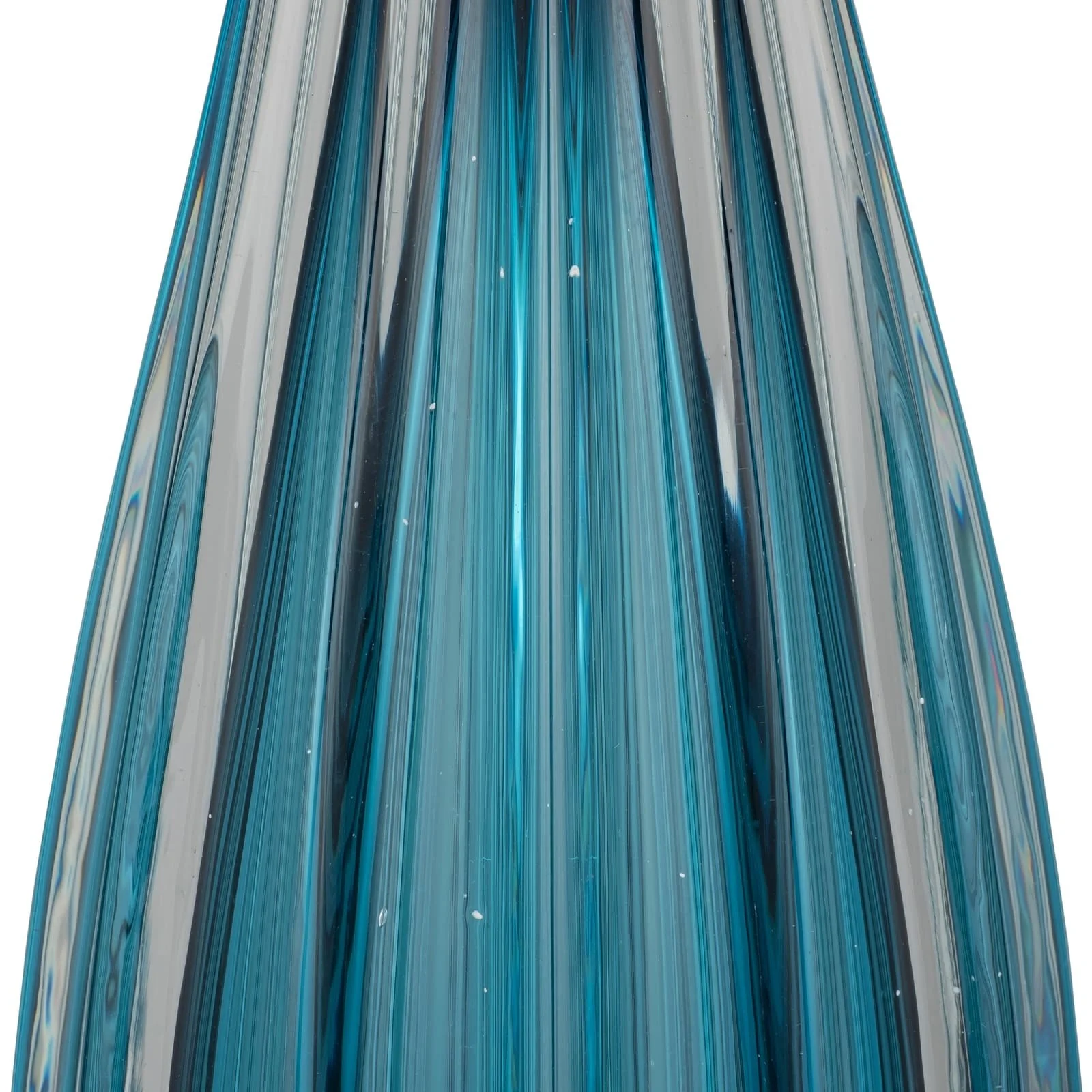 Glass, 19" Paperweight Teal - Image 3