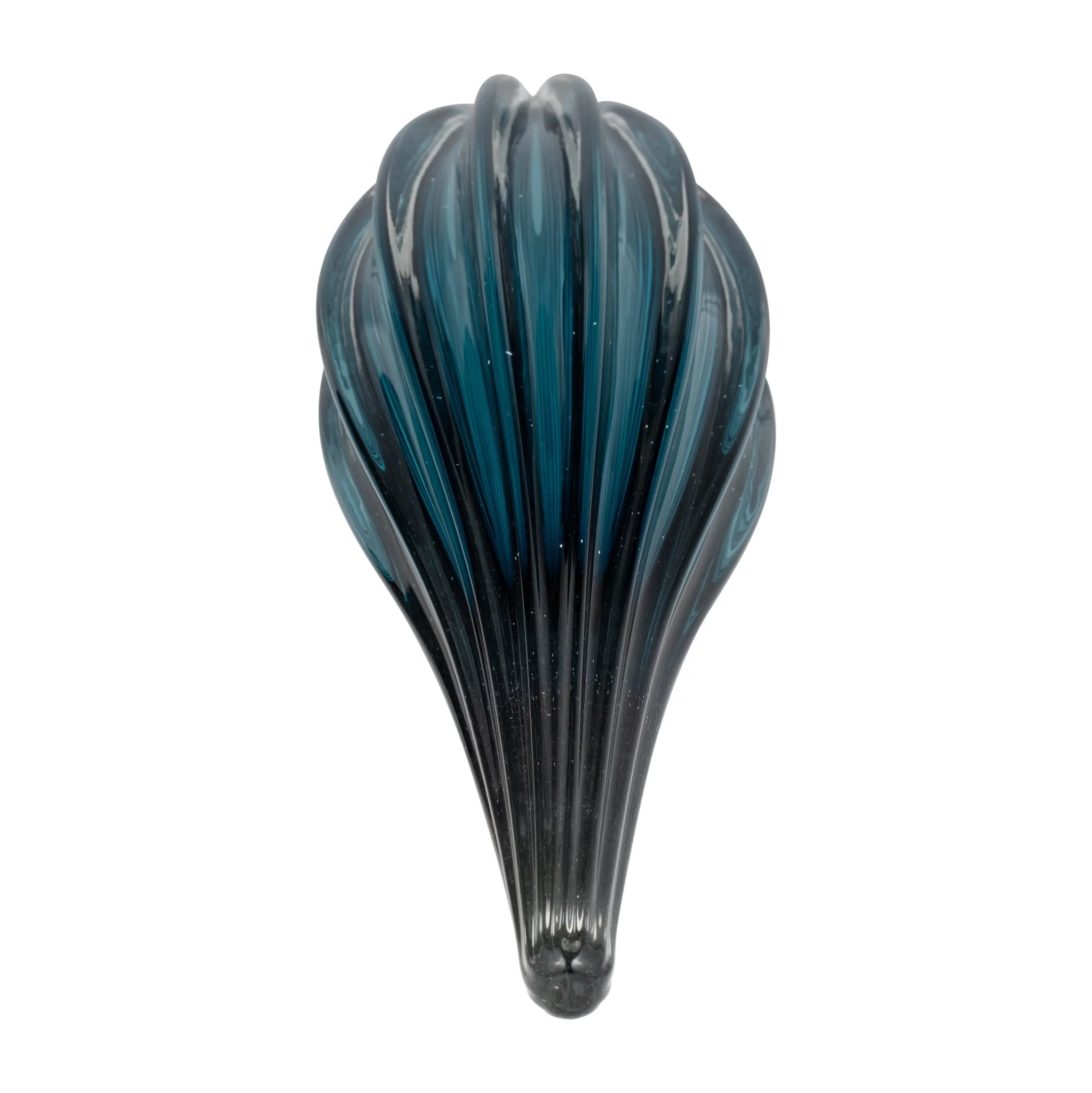 Glass, 19" Paperweight Teal - Image 4