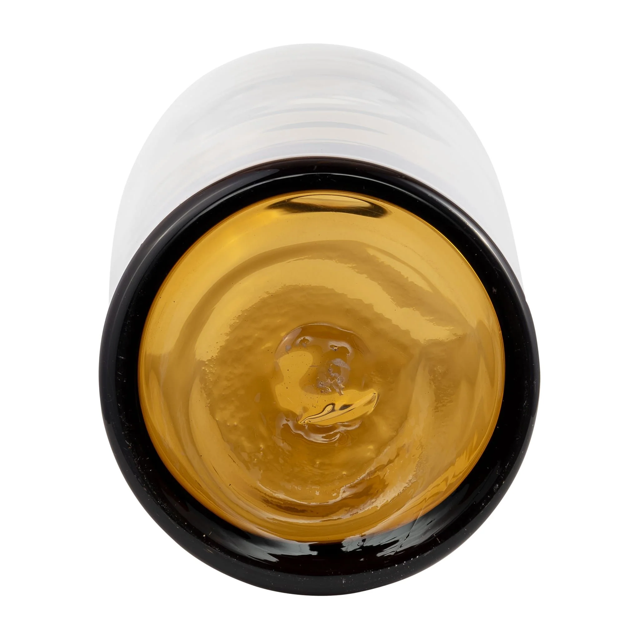Glass, 20" Bottle W/ Stopper Amber - Image 6